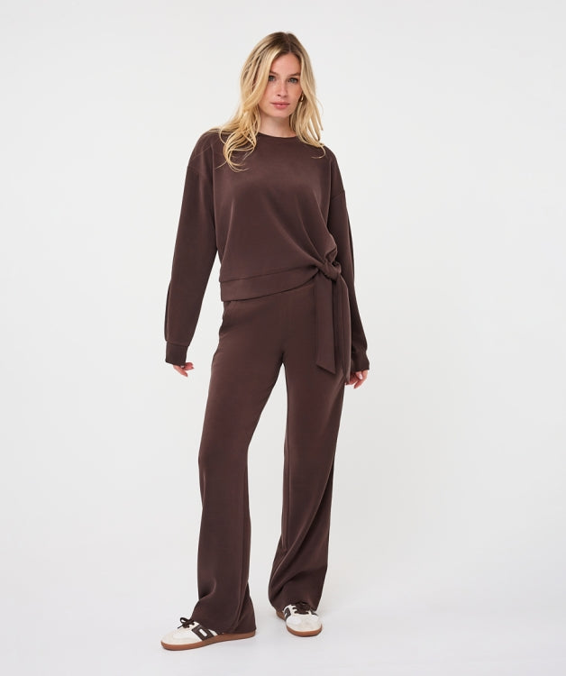 Esqualo Knot Sweater F26.05502 cacao