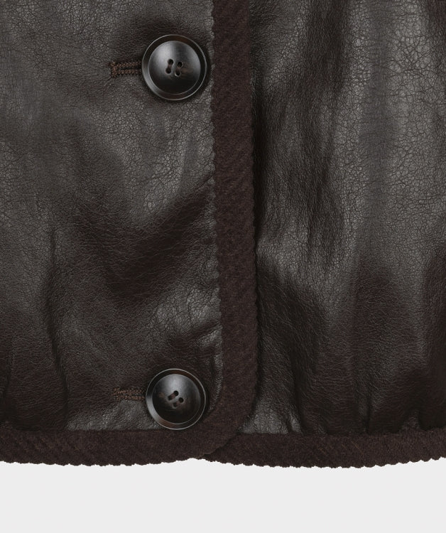 Esqualo Jacket Crinkle F26.11512 cacao