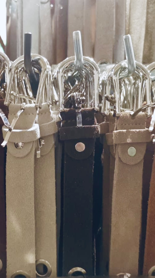 Riem suede zilveren ring meerdere kleuren