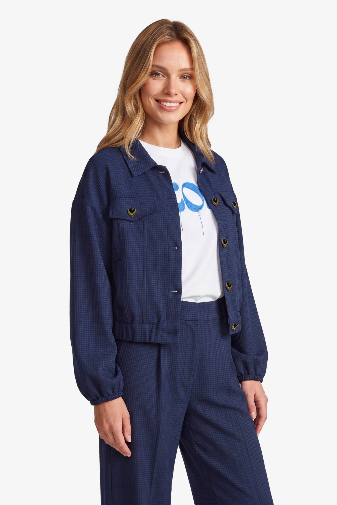 Fluresk Arlene Jacket navy blue