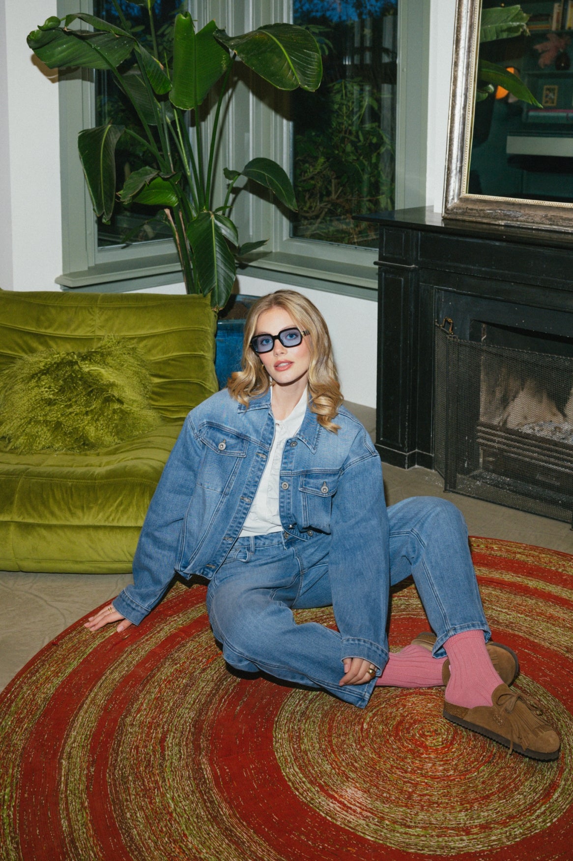 Fluresk Malti Jeans denim mid blue