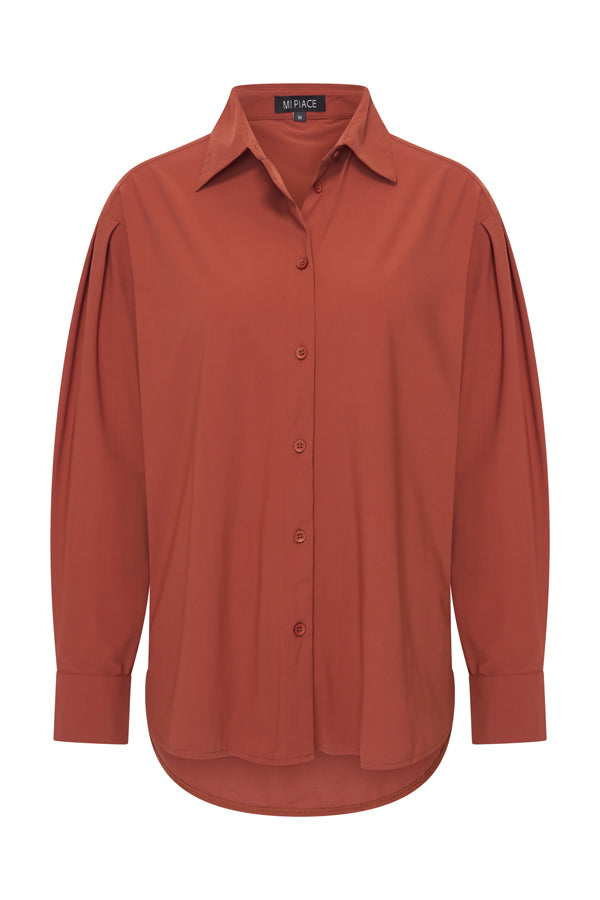 Mi Piace Blouse Oversized Light 202863 Fired Brick