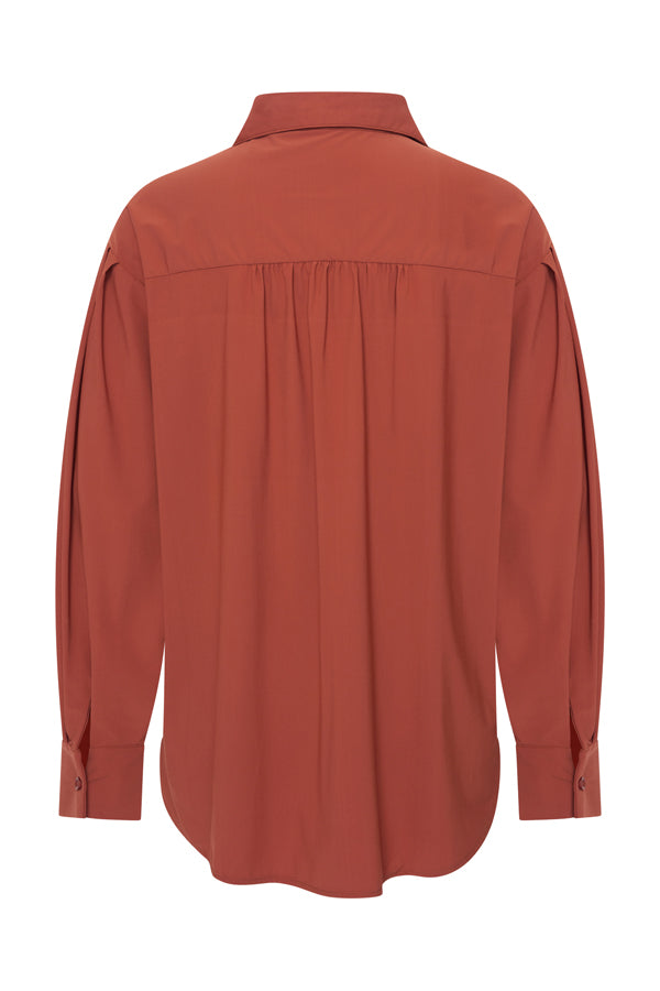 Mi Piace Blouse Oversized Light 202863 Fired Brick