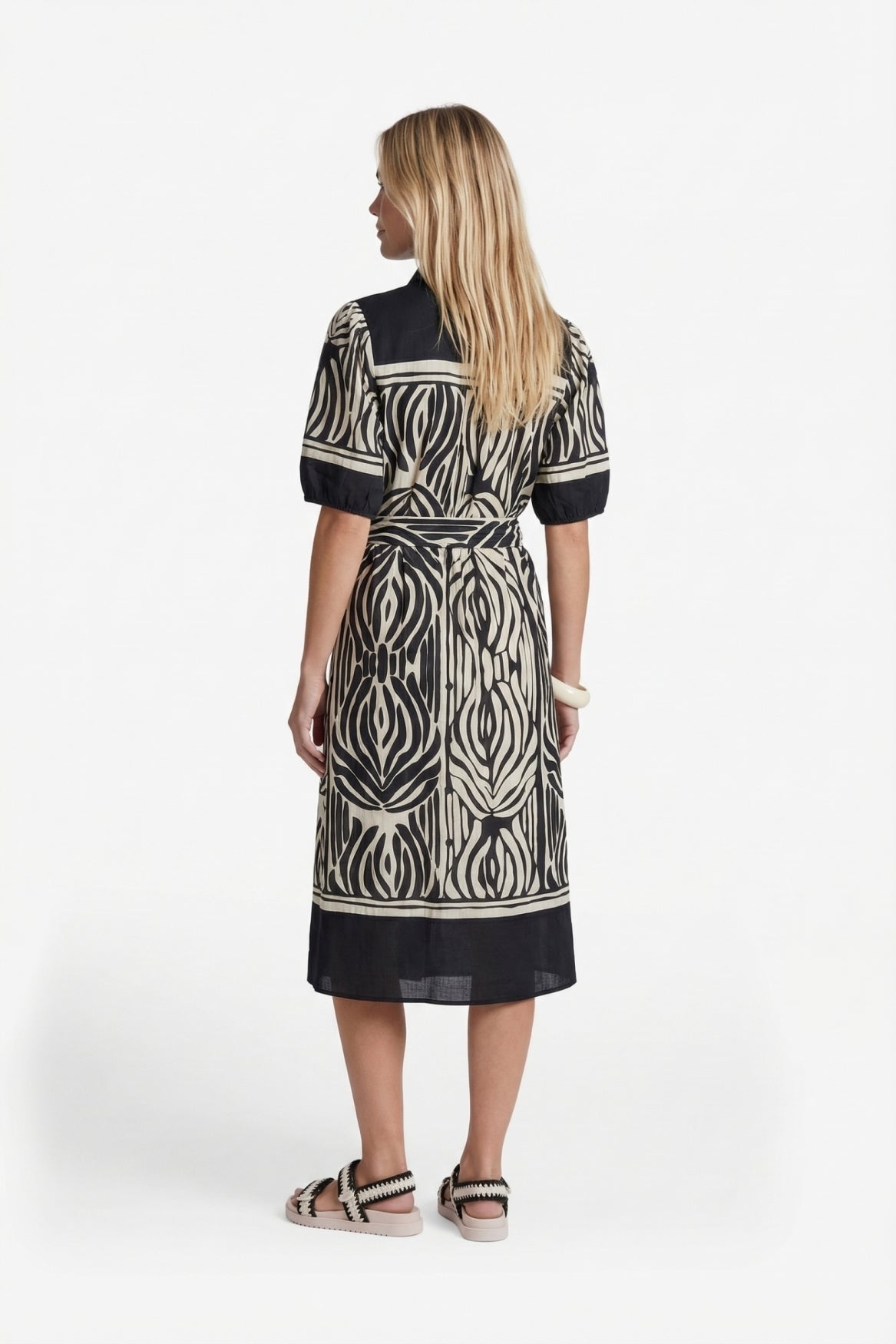 G-maxx Jiska Jurk black / sand