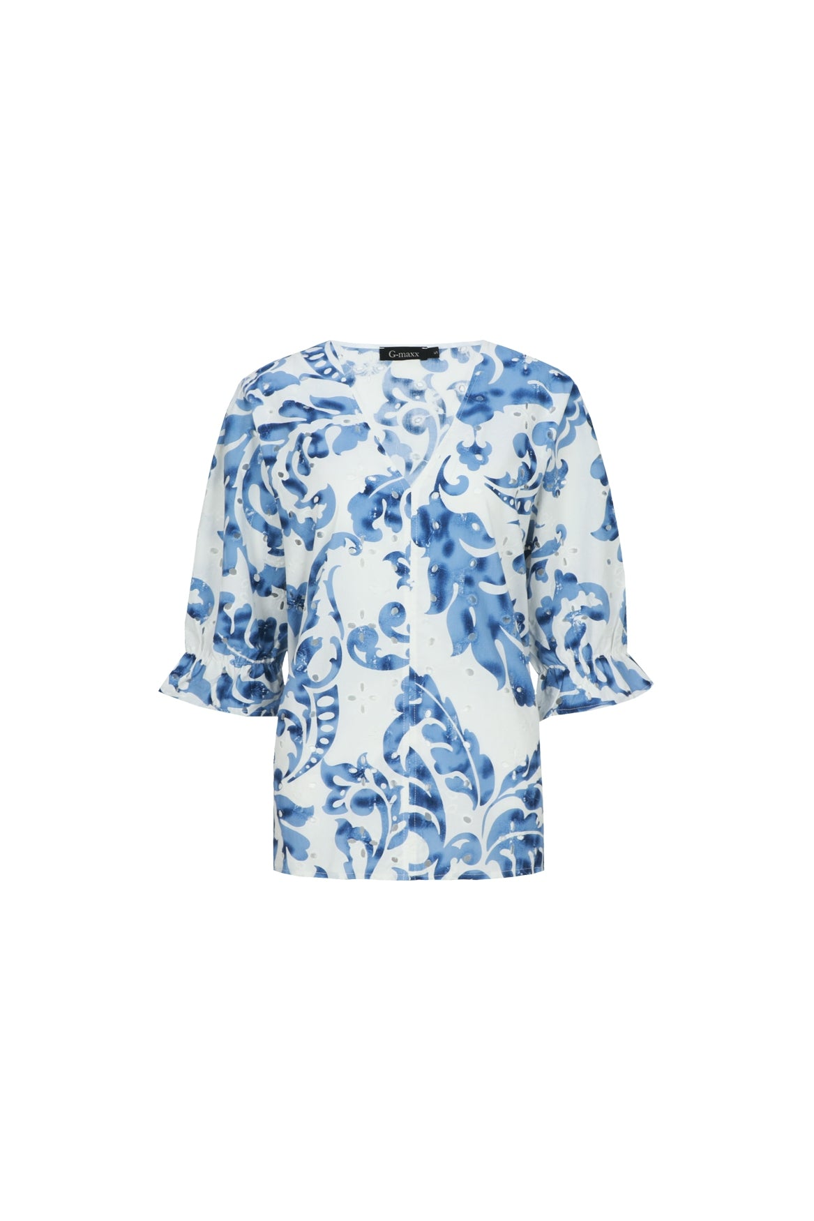 G-maxx Ophelia Top offwhite / light indigo