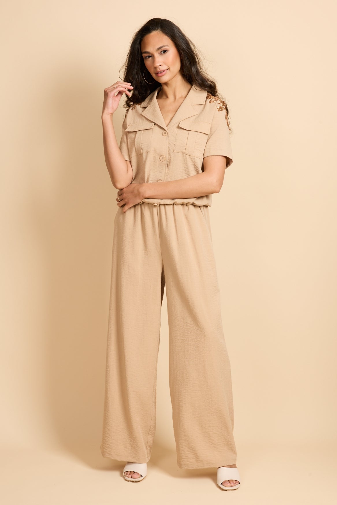 G-maxx Minou Broek kint camel