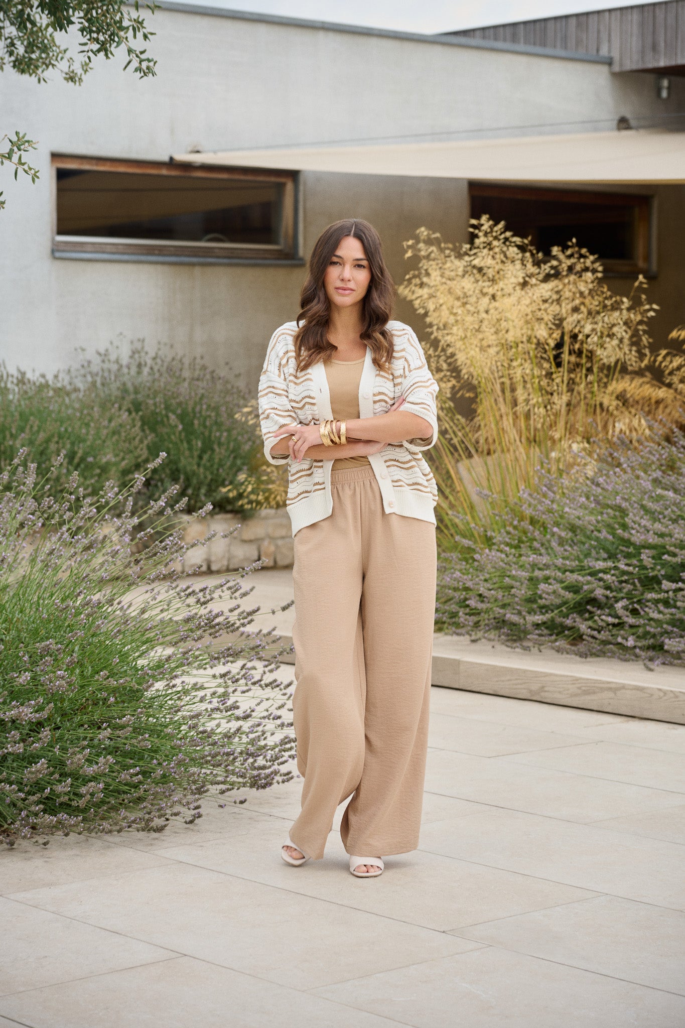 G-maxx Minou Broek kint camel