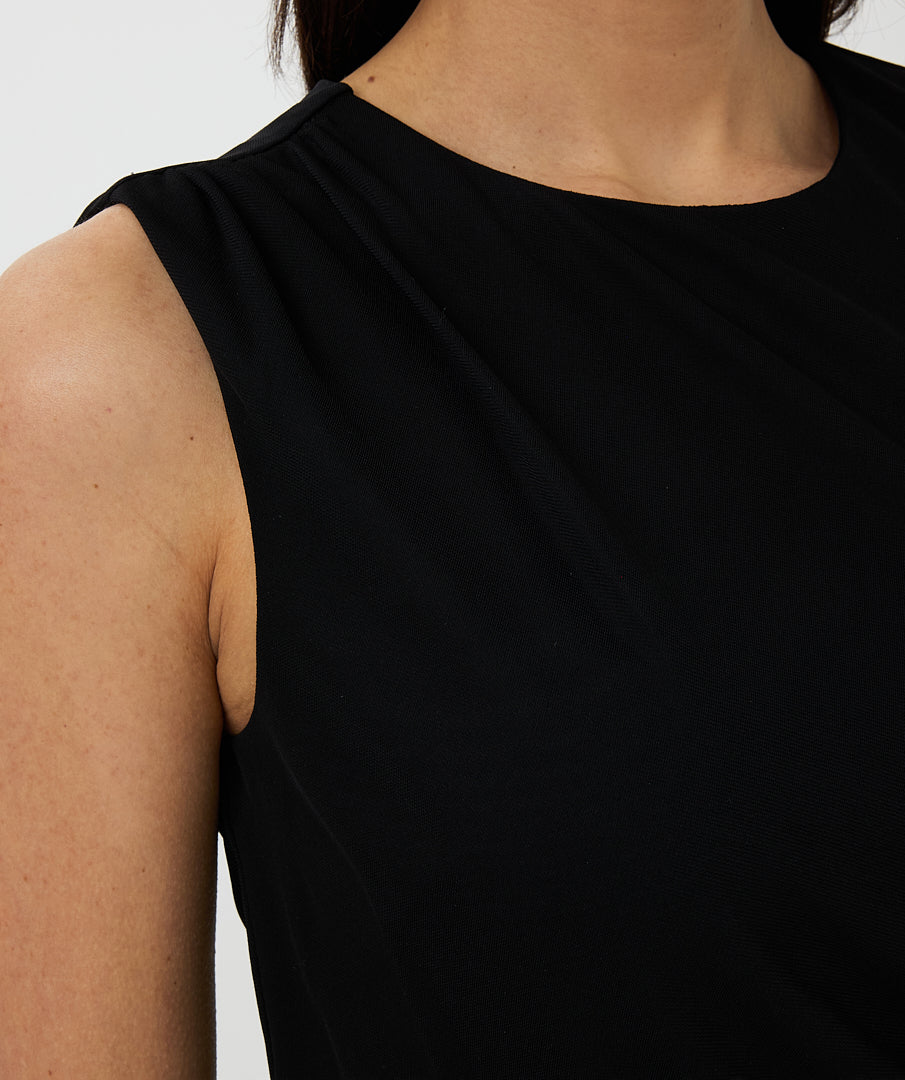Esqualo Mouwloze Jurk zwart HS25.28212