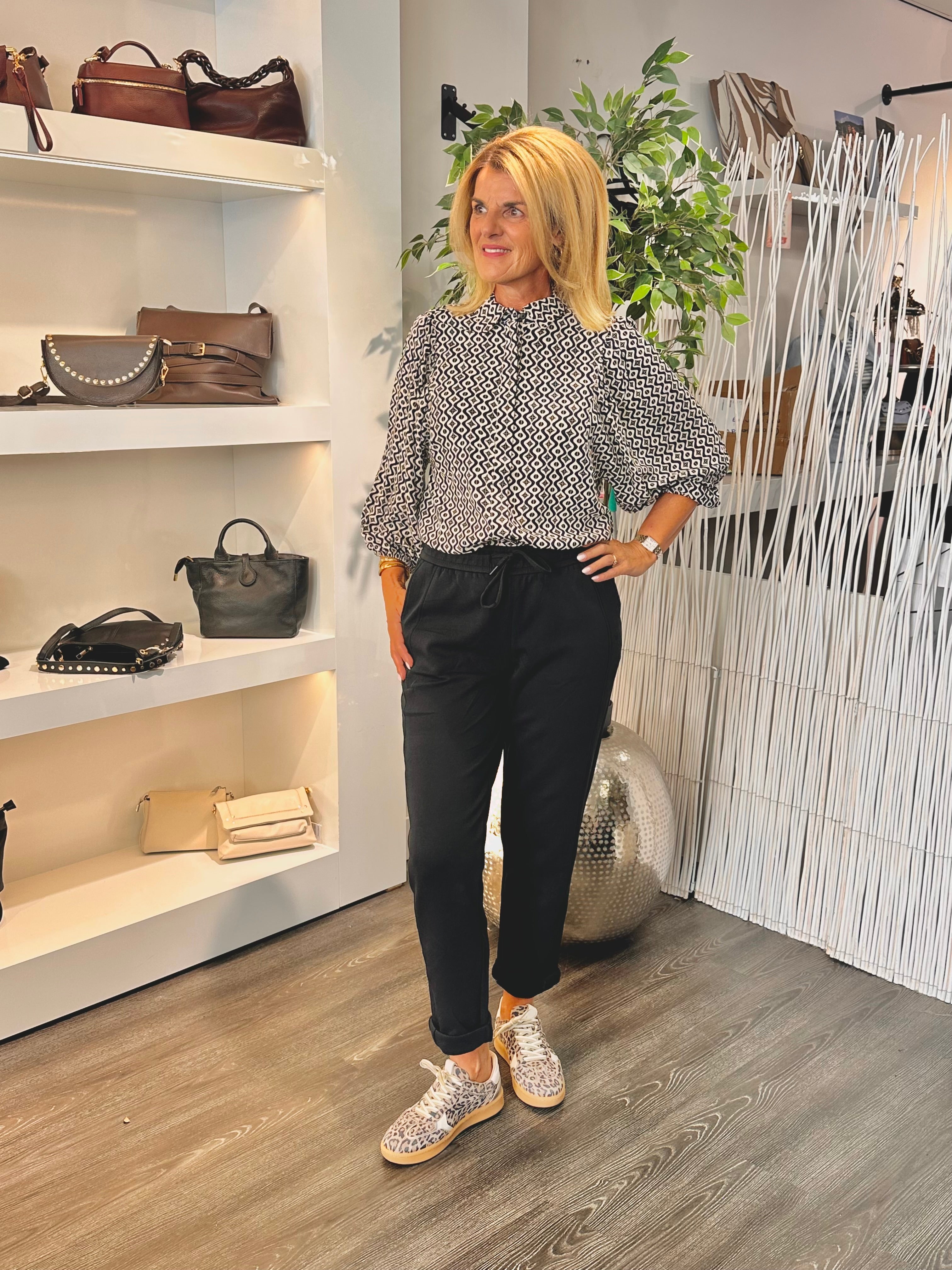 Red Button Stella Scuba Broek zwart