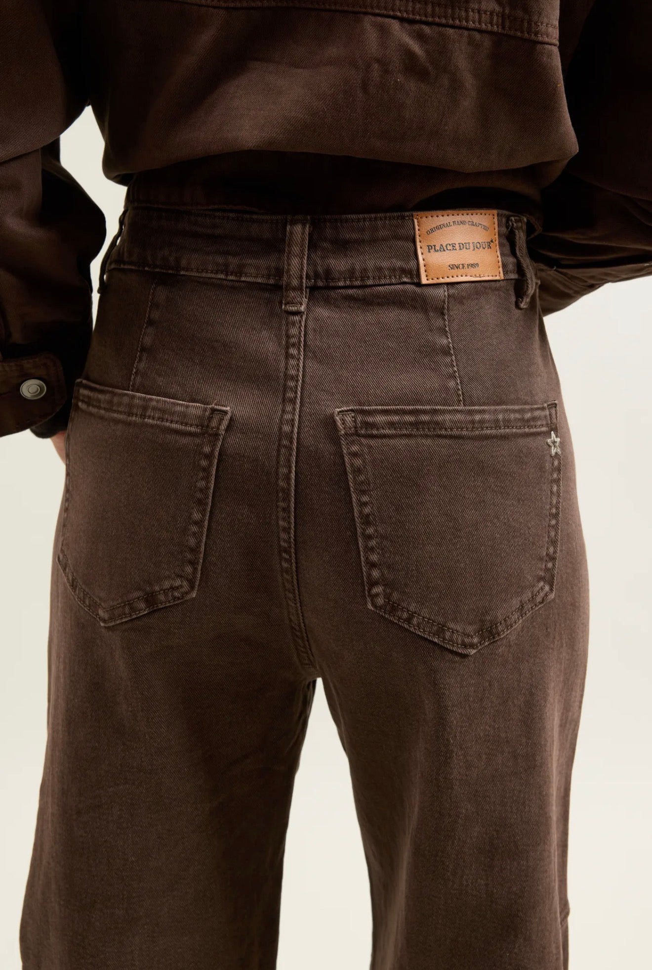 Place Du Jour Barrel Jeans 98883 Choco