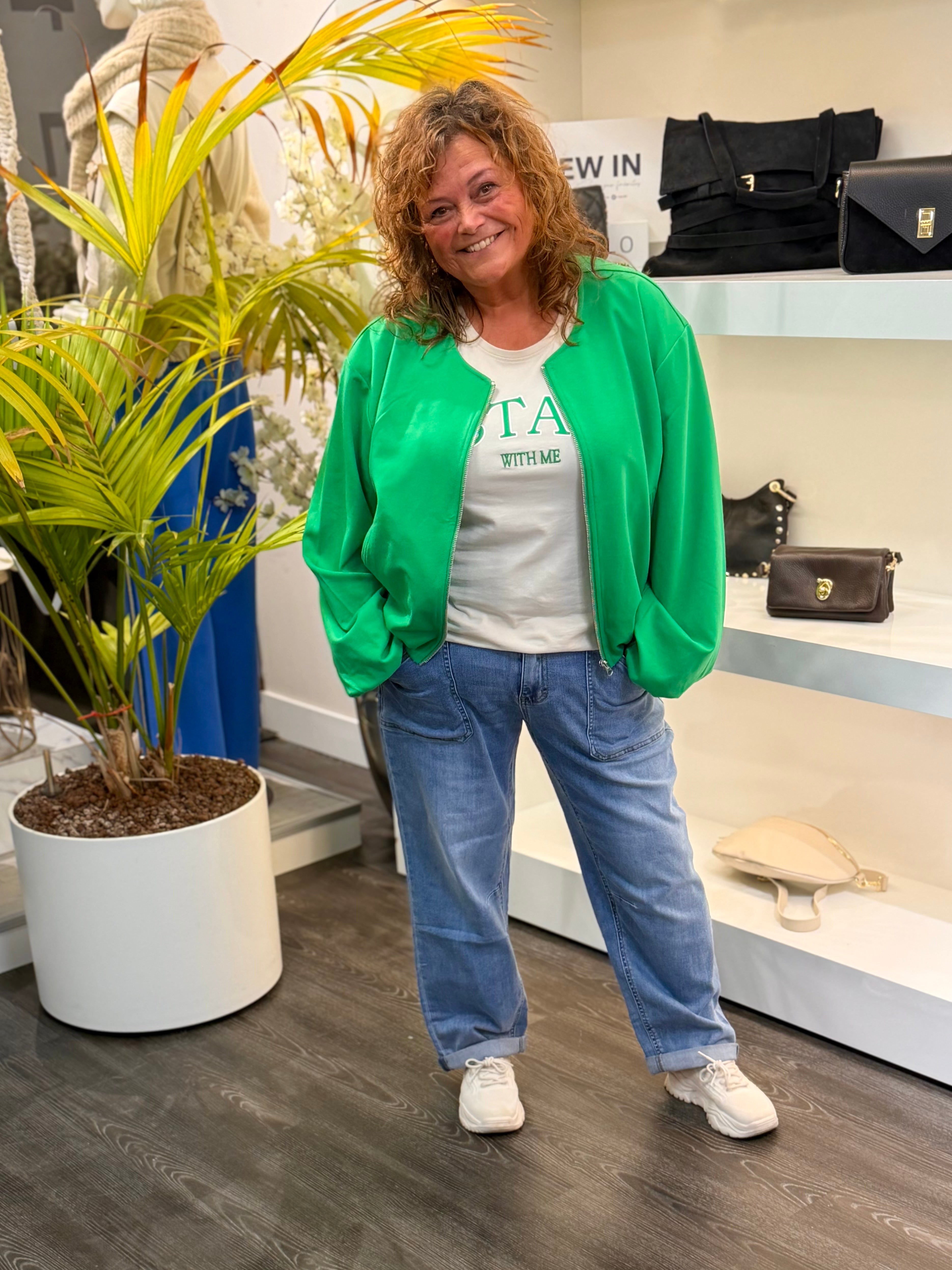 Freequent Nanni Jacket bright green