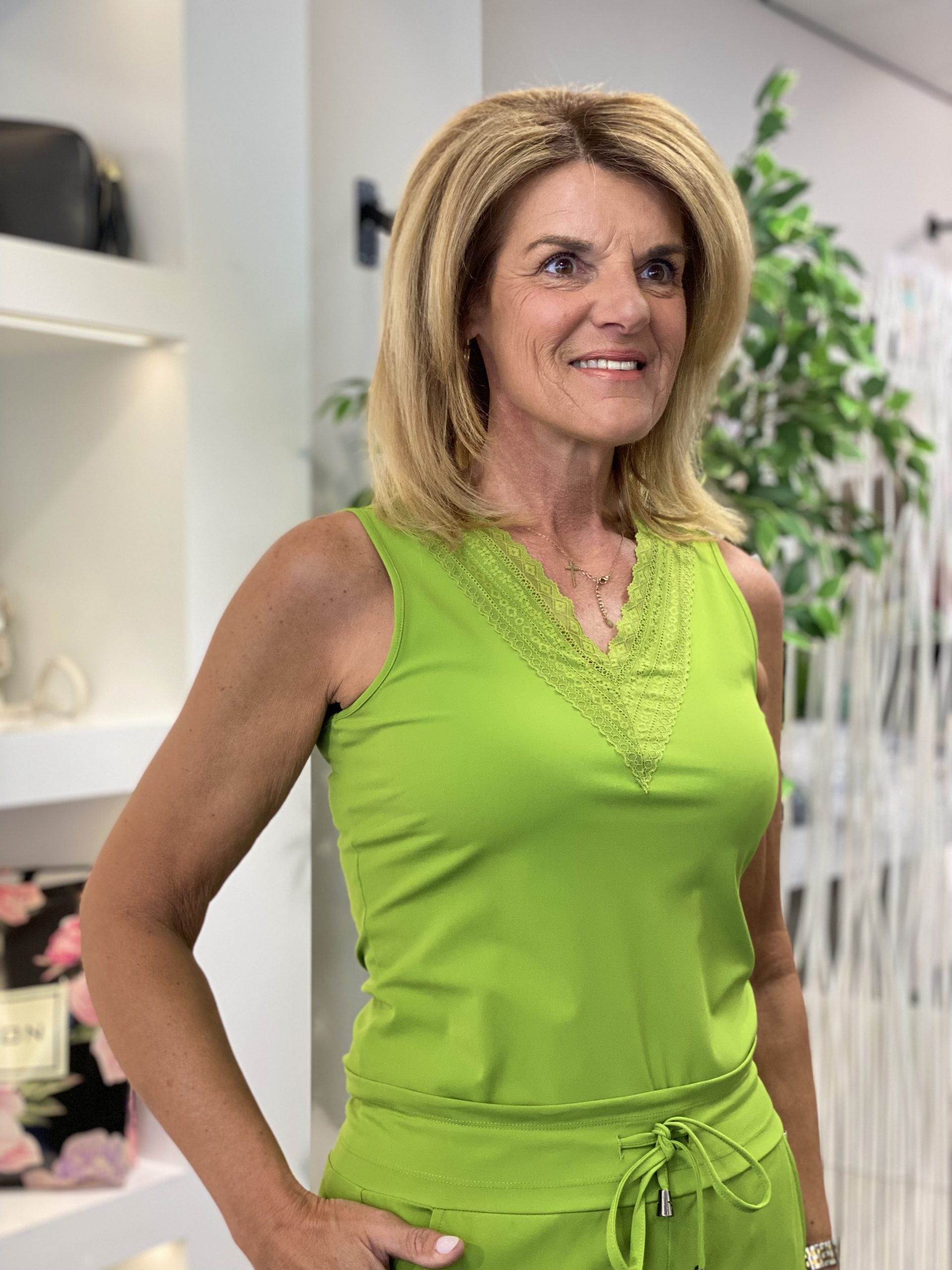 Mi Piace Travelstof Top Kant kelp forest 202254