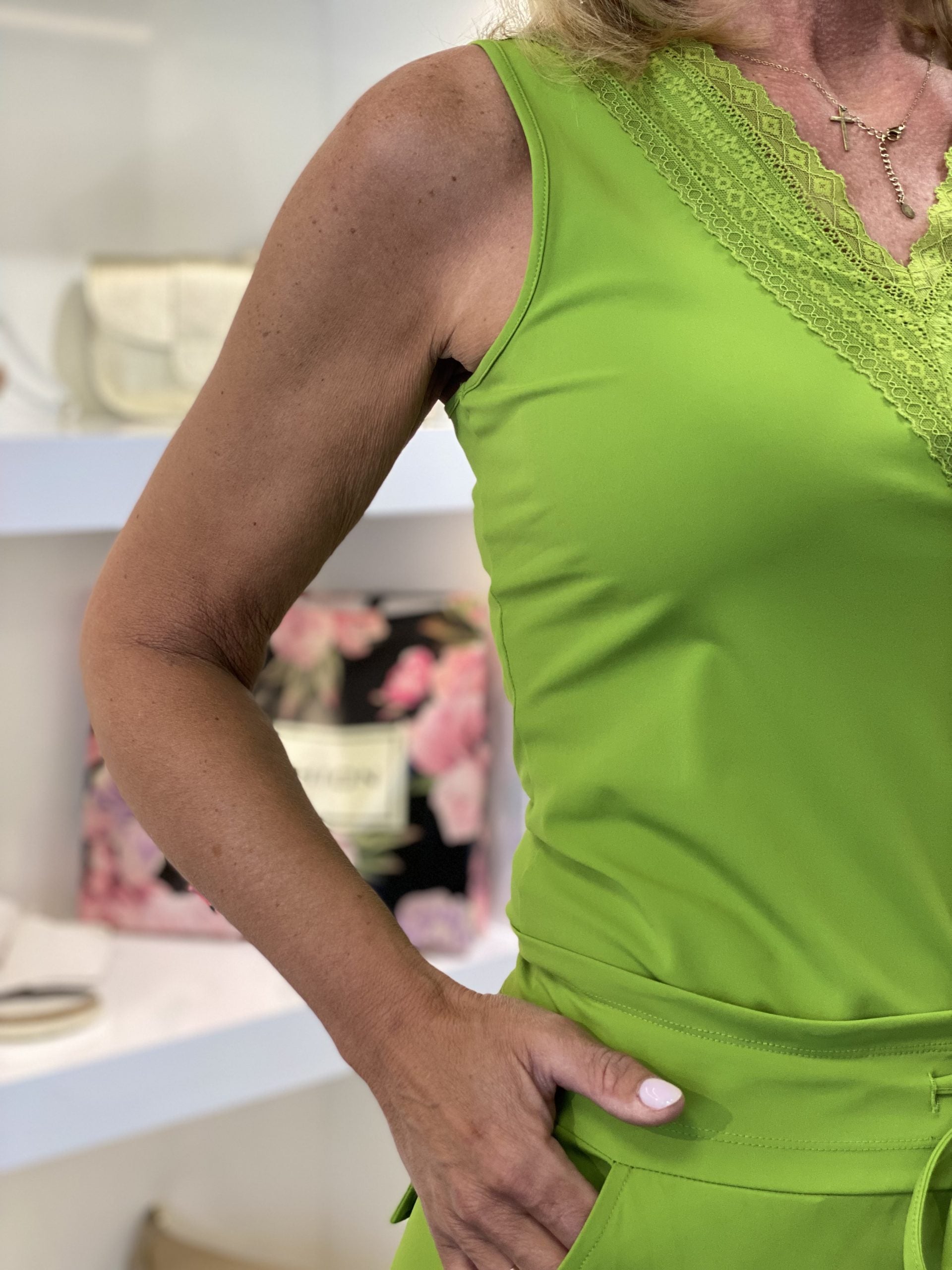 Mi Piace Travelstof Top Kant kelp forest 202254