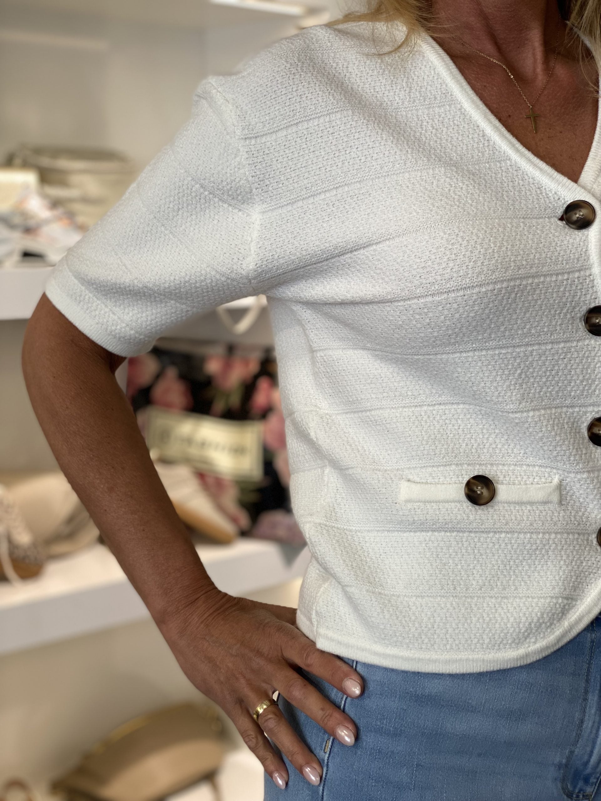 Maicazz Nilla Vest off white