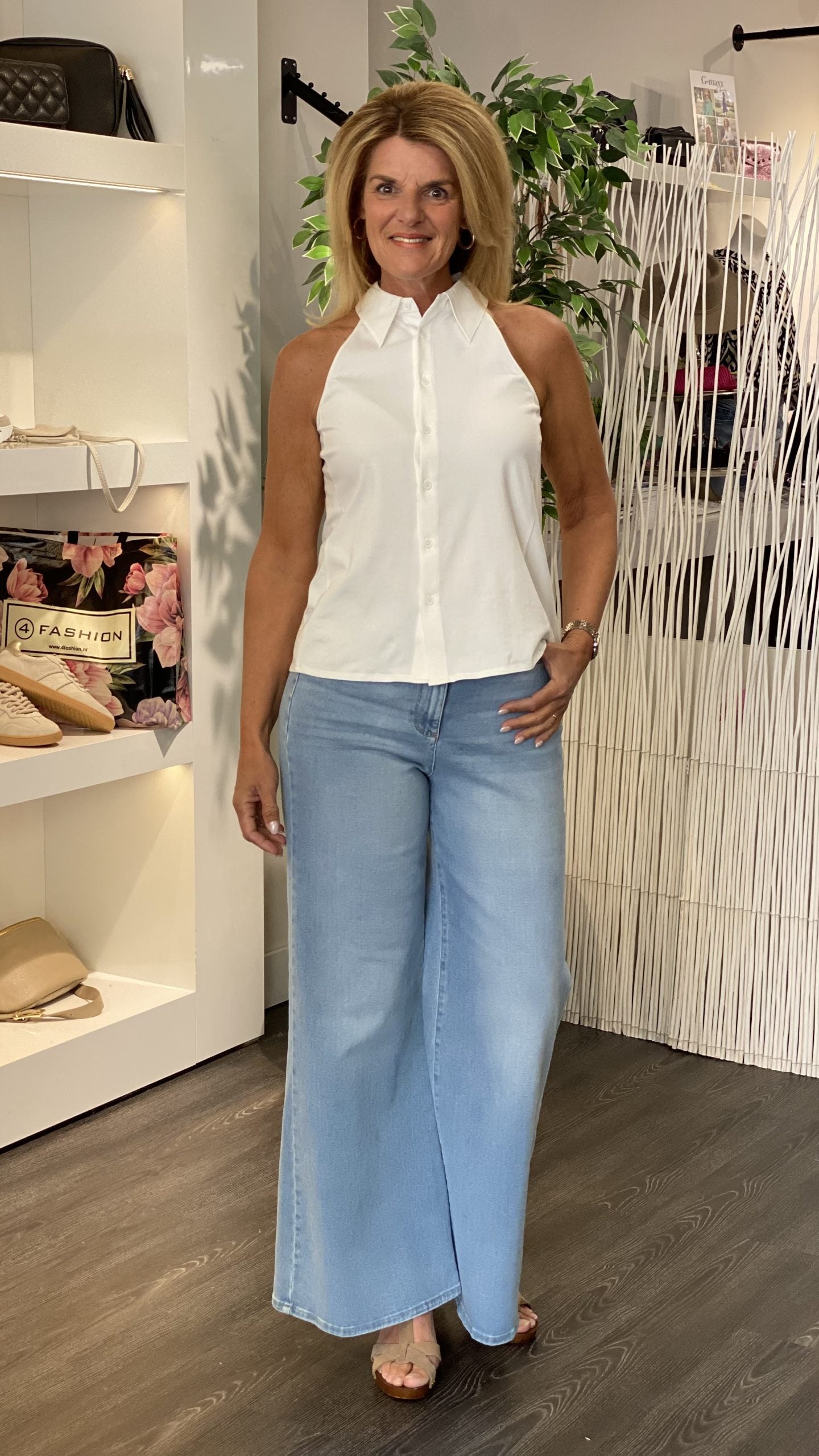 Maicazz Naya blouse offwhite