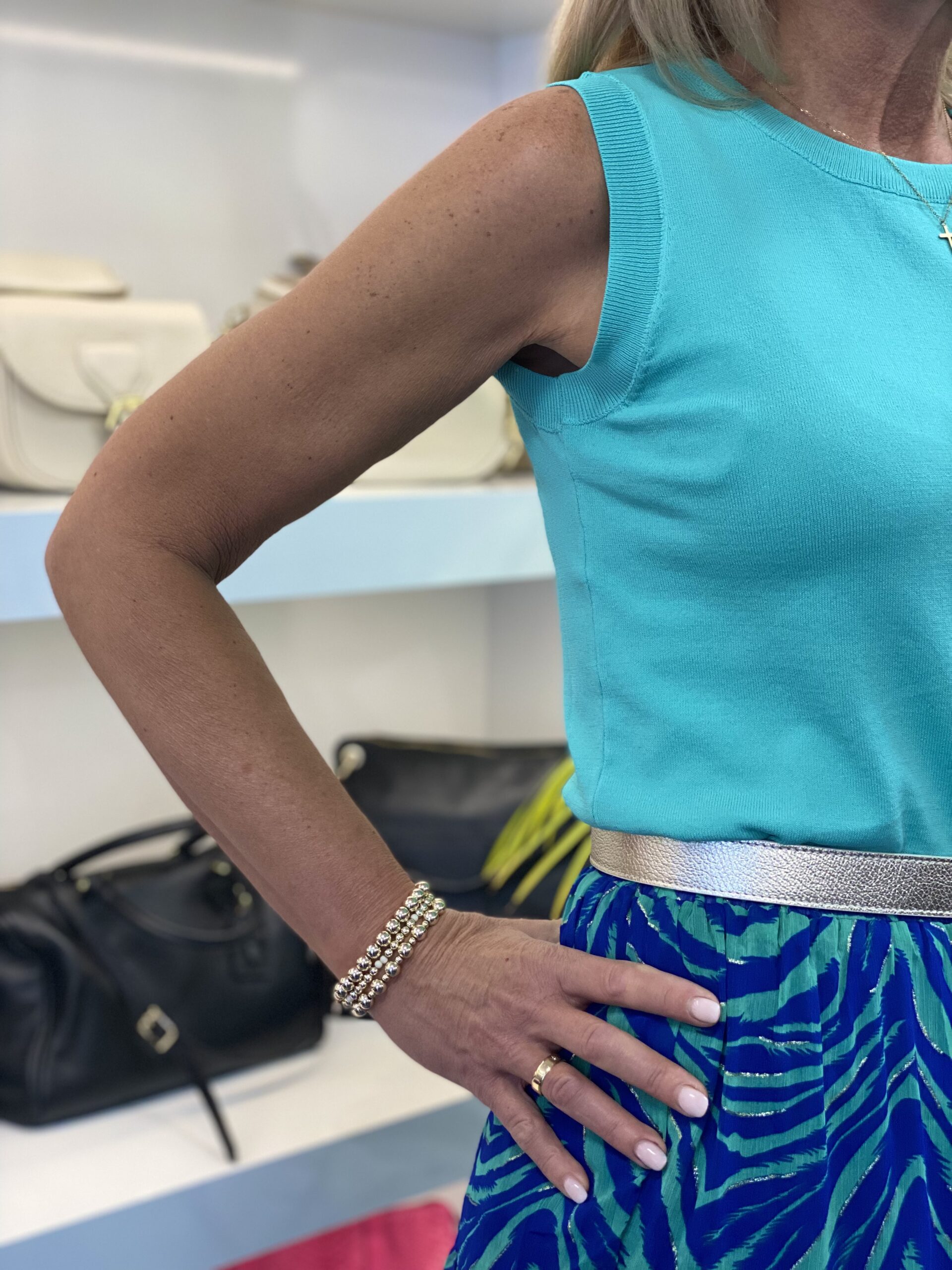 Fluresk Polly Top poolgreen groen