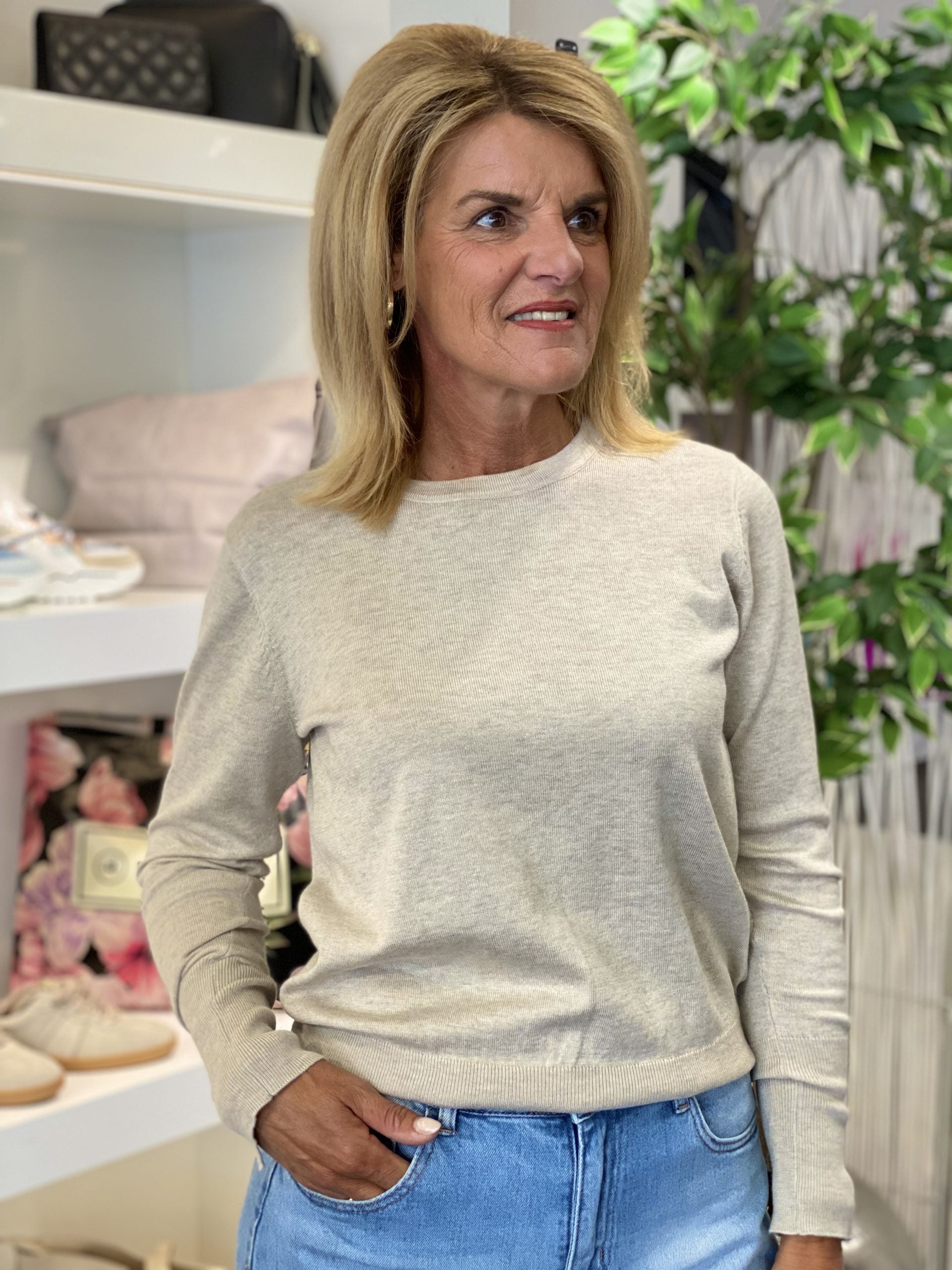 Freequent Katie Pullover moonbean melange