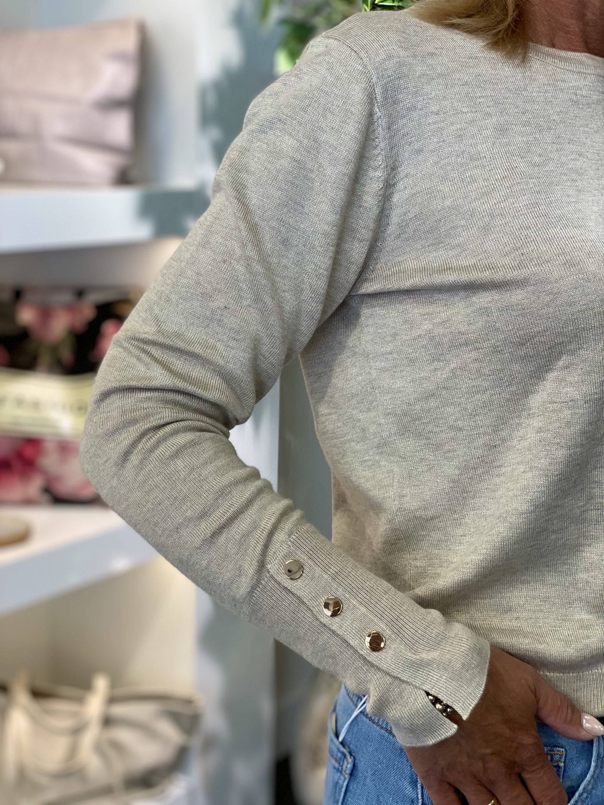 Freequent Katie Pullover moonbean melange