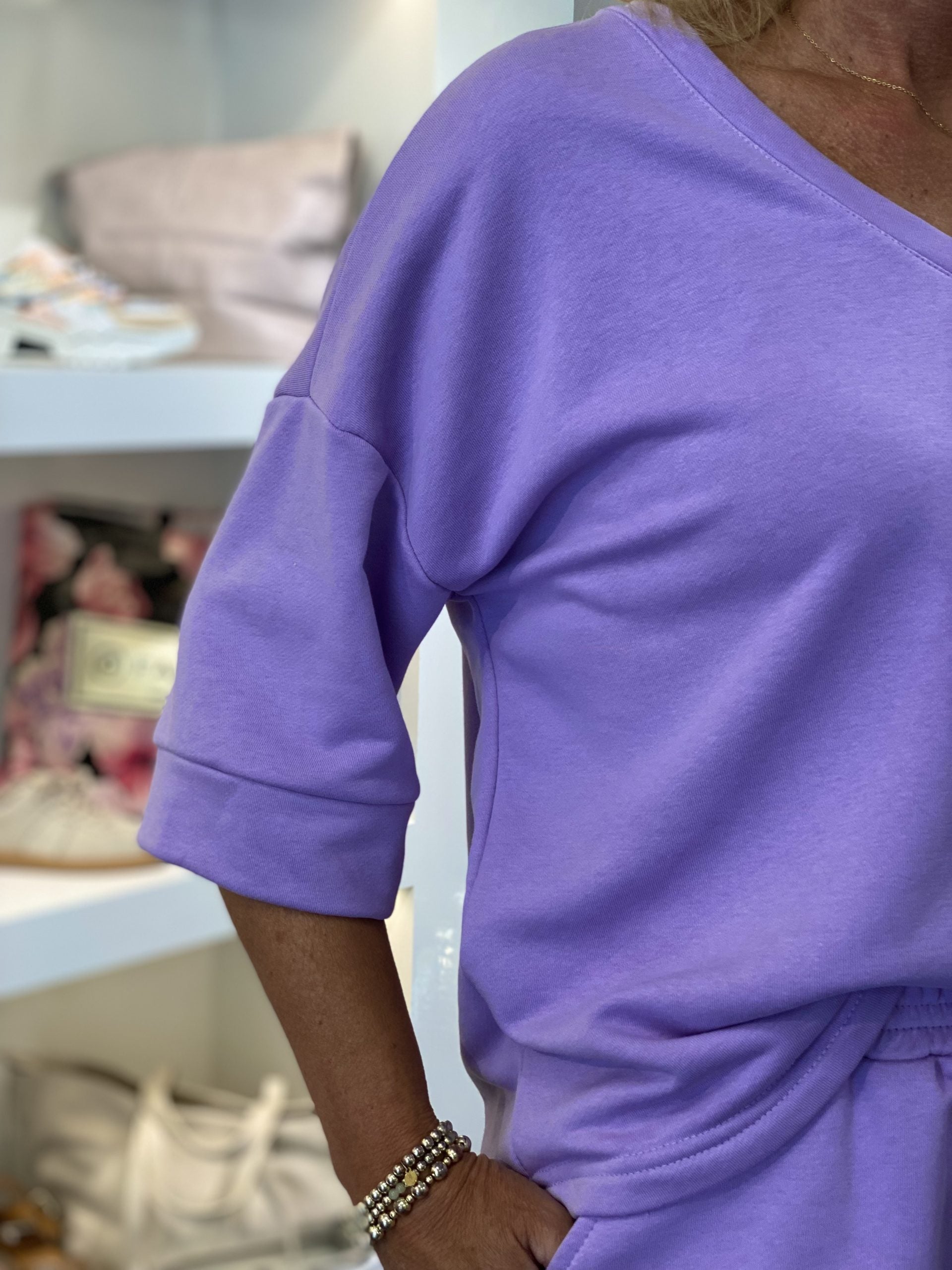 Azzurro Sweater 7149 lila