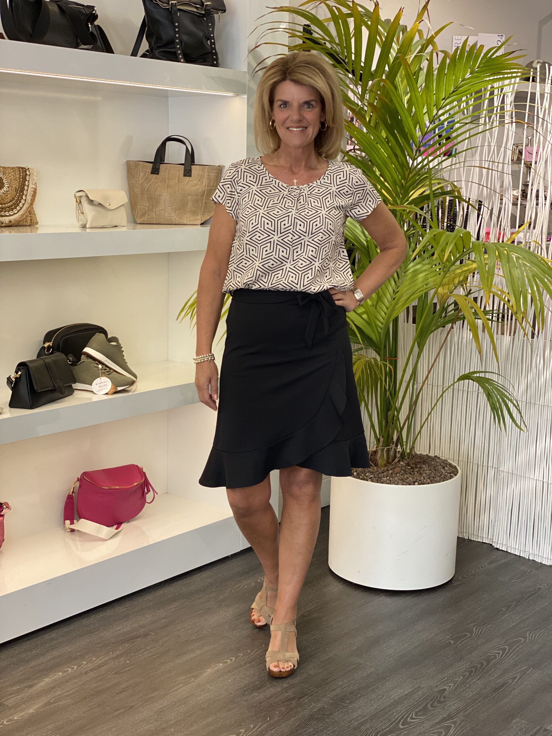 SoyaConcept Siham 24 Wikkelrok zwart