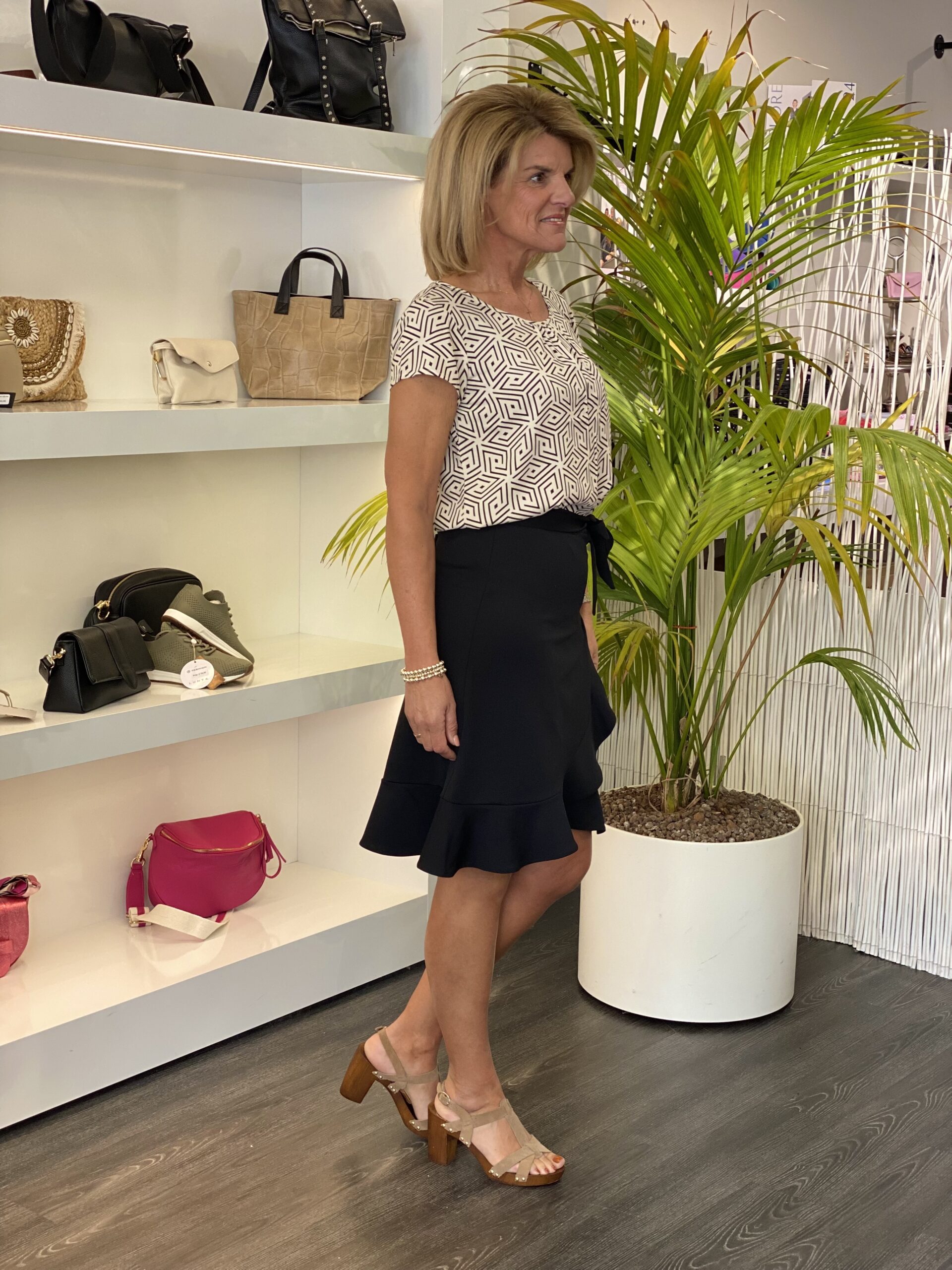 SoyaConcept Siham 24 Wikkelrok zwart