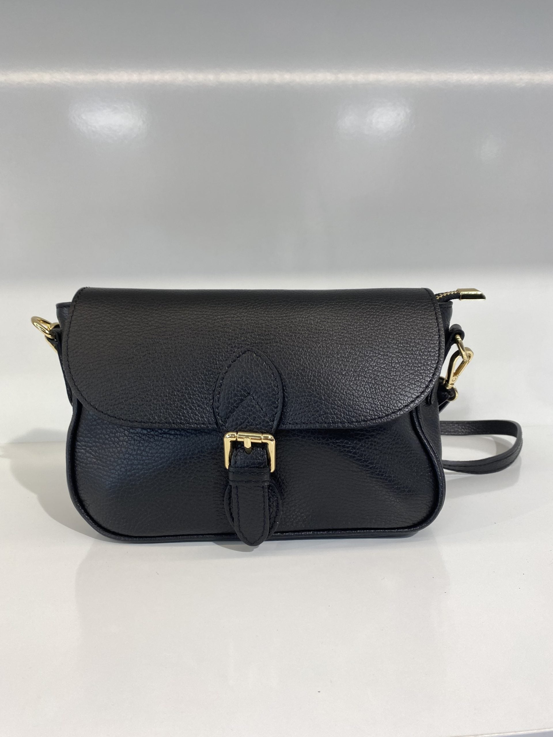 Pelle Tas Leer Zwart Drop T239