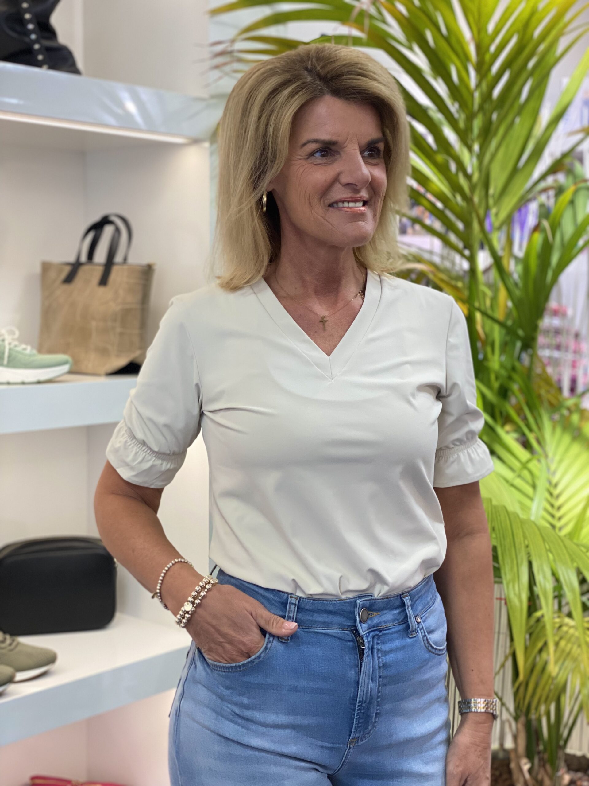 Mi Piace Travelstof Top Smock Mouw kit 202415