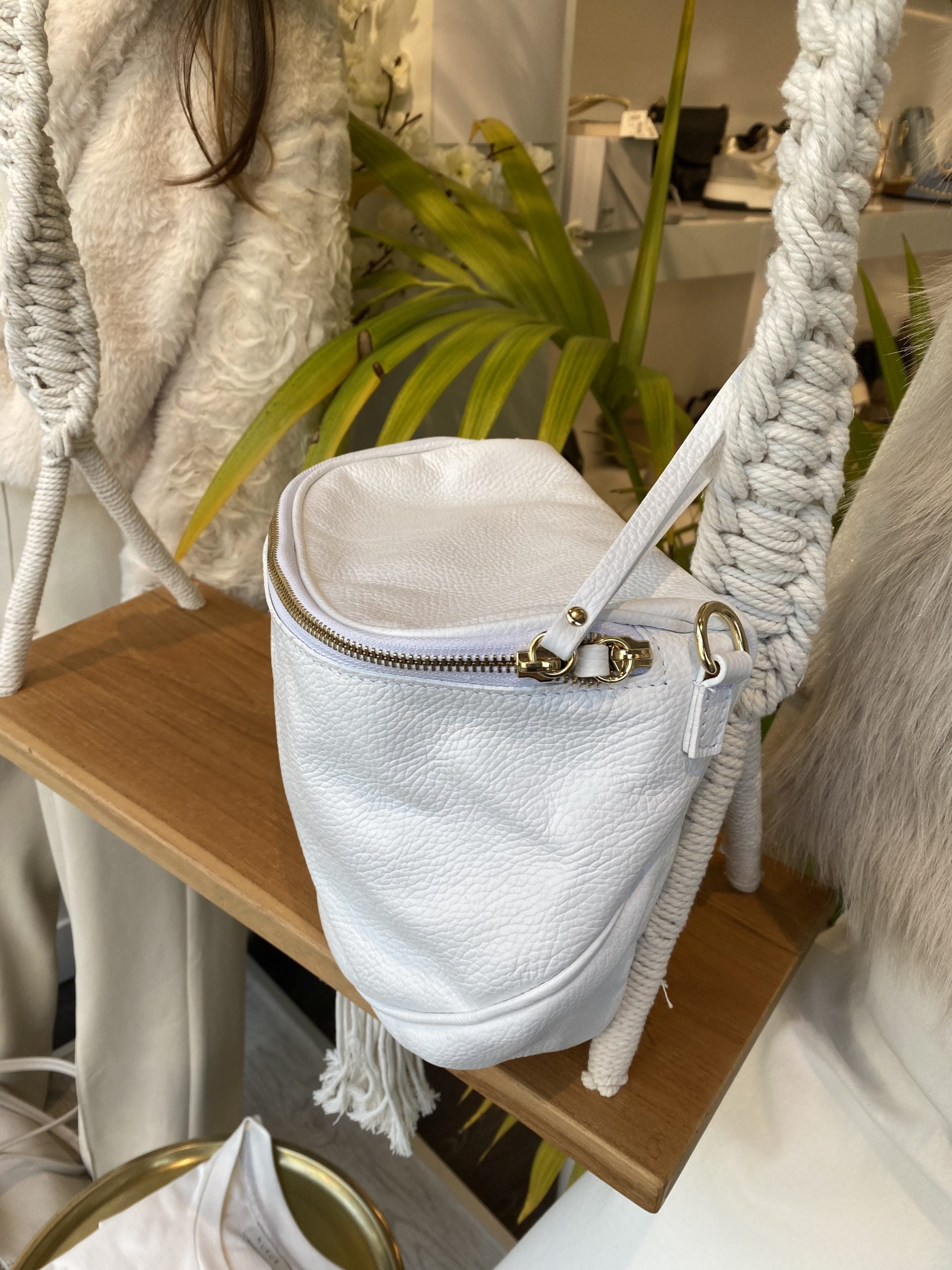 Buideltas Leer Wit T275