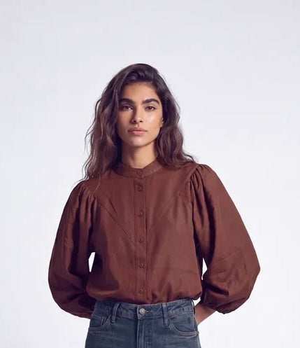 Florez Bibi Blouse russet brown