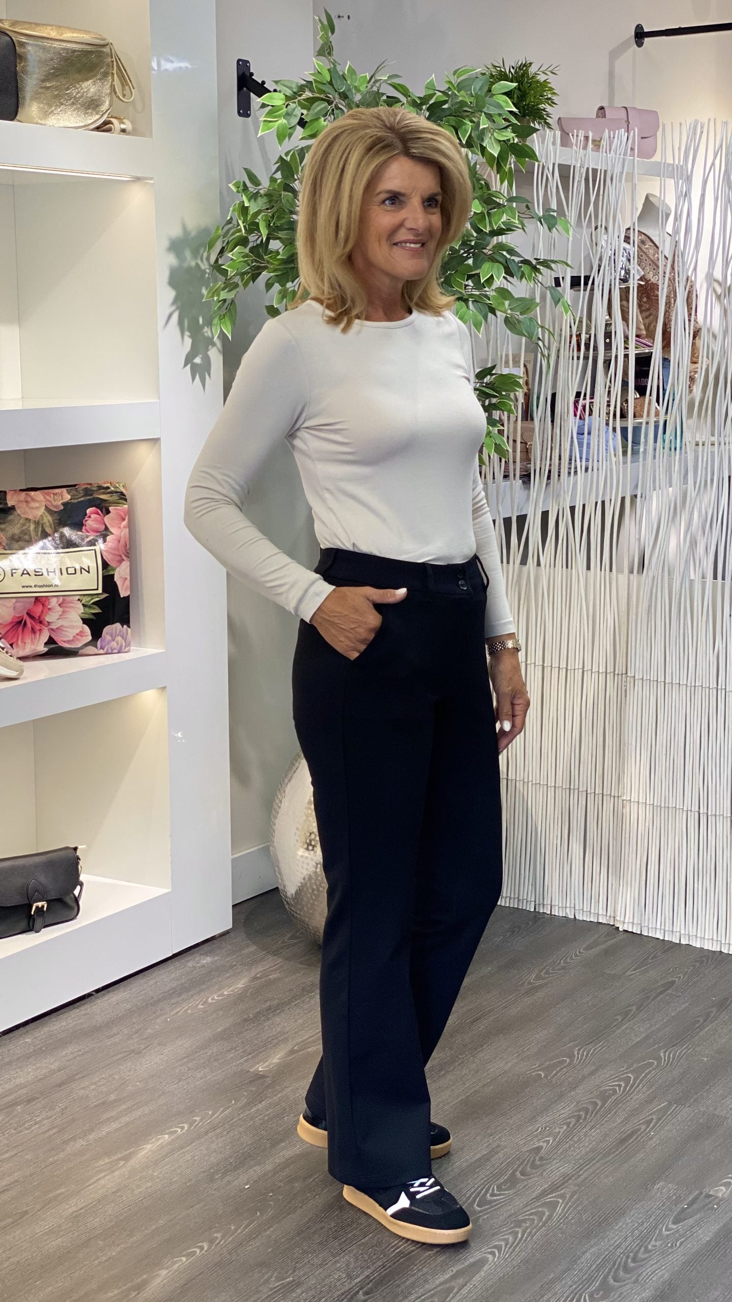 Red Button Bibette Punta Broek L32 zwart