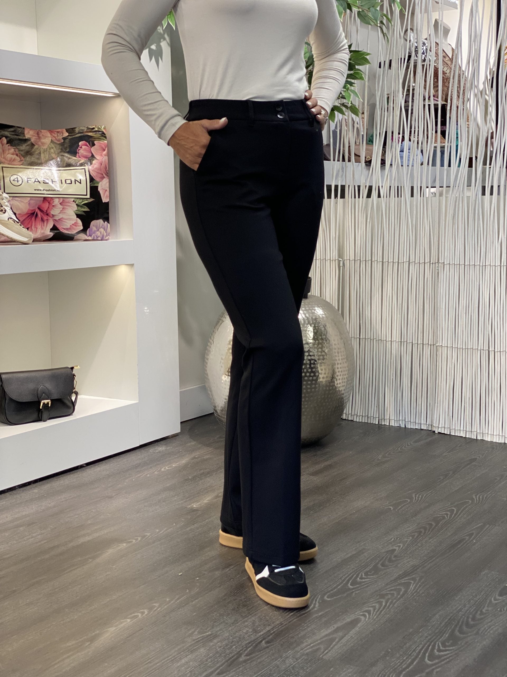 Red Button Bibette Punta Broek L32 zwart