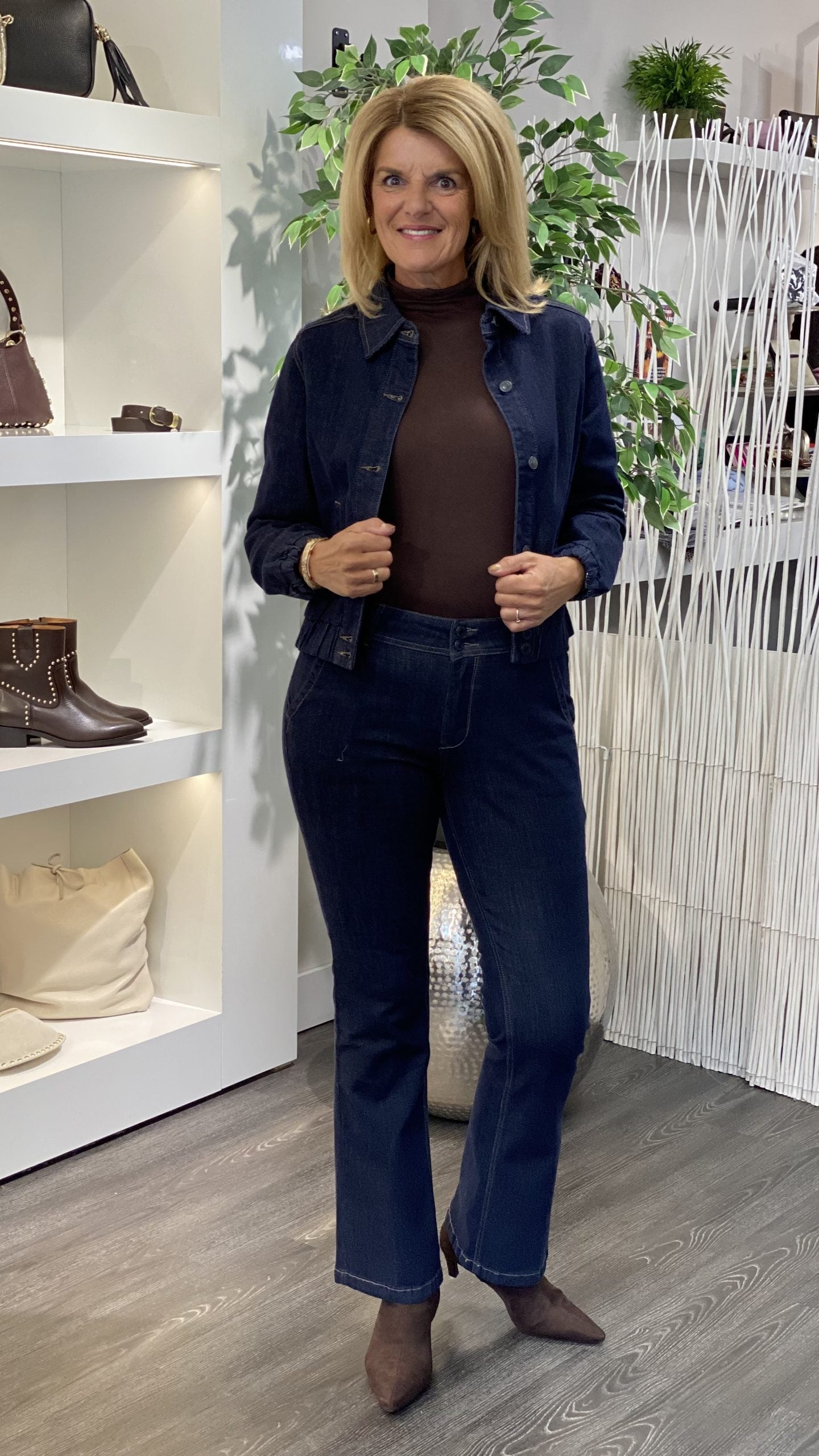 Red Button Bibette Denim Forever Blue L33