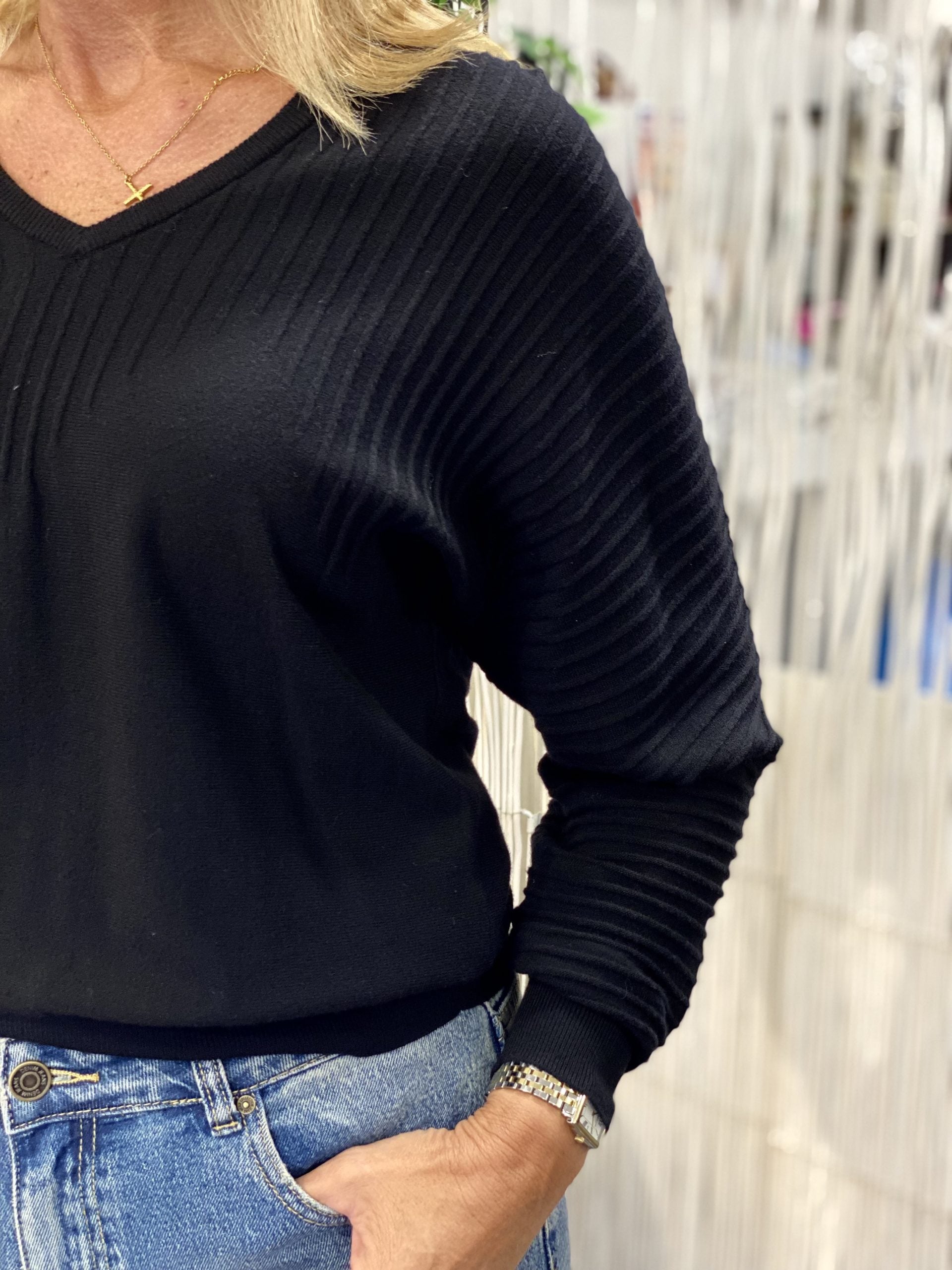 Freequent Alfa Pullover trui black