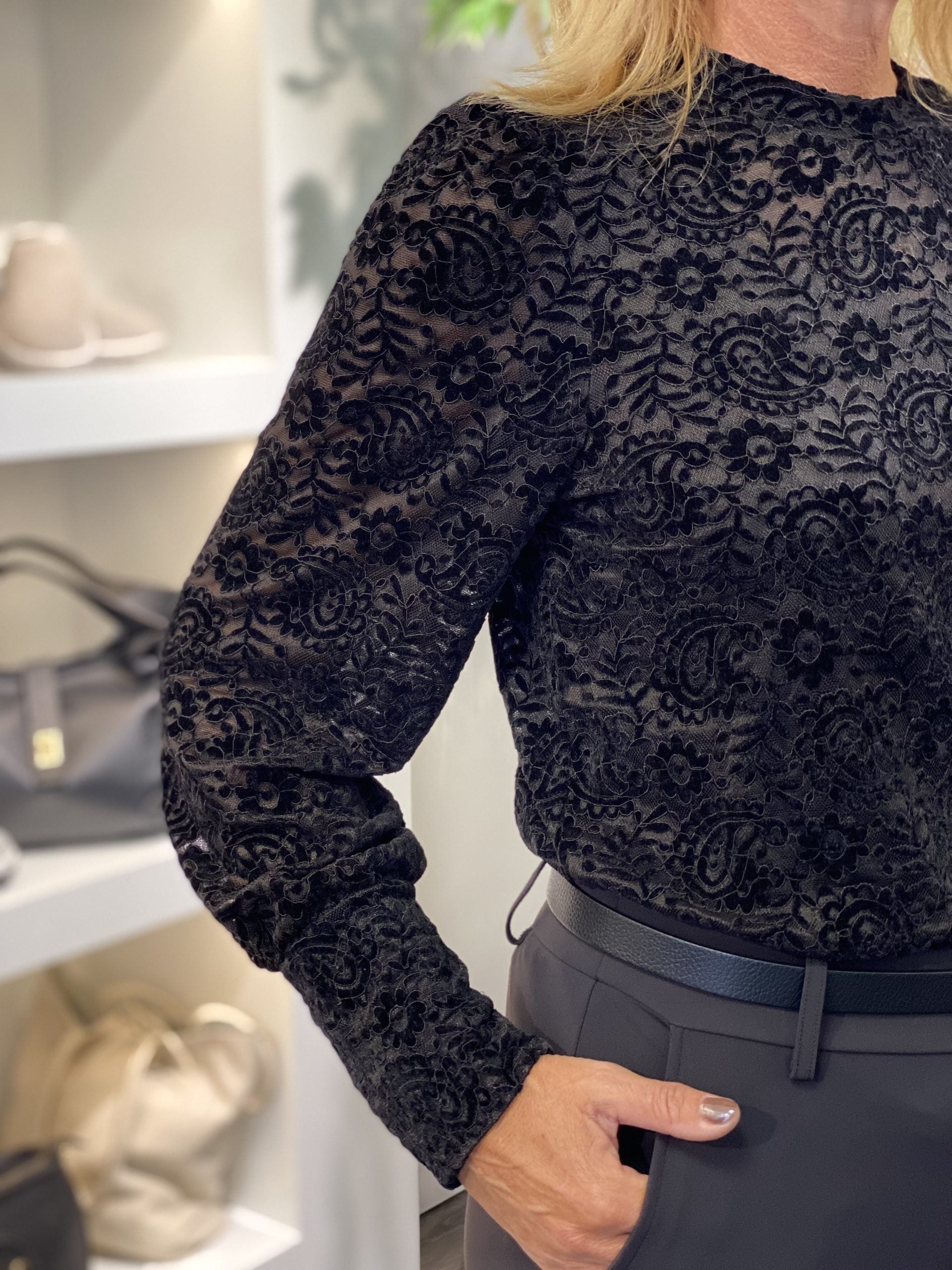 Rino & Pelle Xela Top zwart