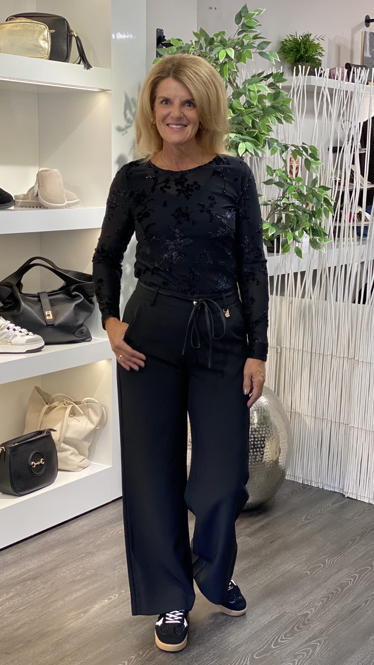 Freequent Biska Top zwart