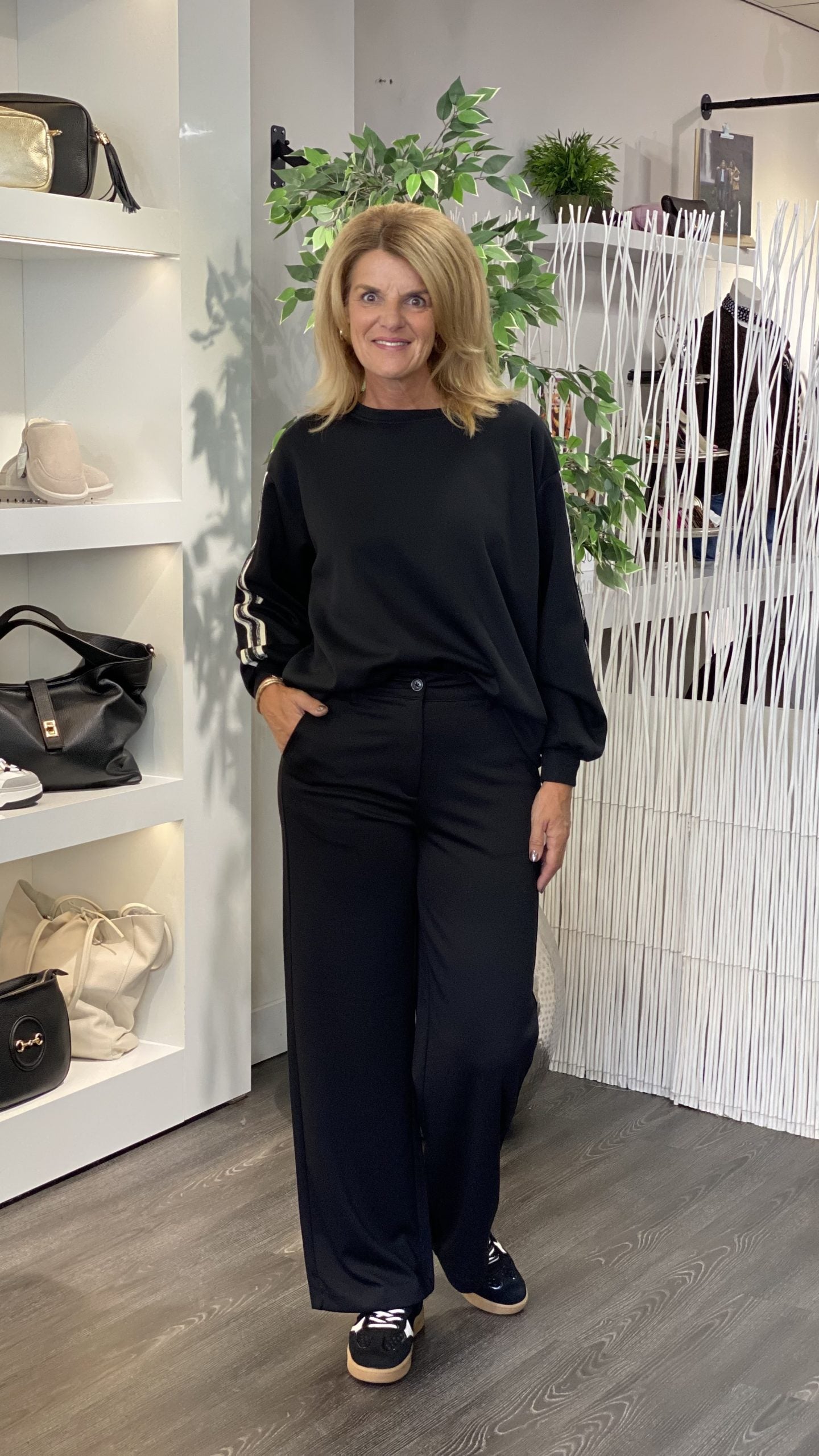 SoyaConcept Daniela 9 Broek zwart