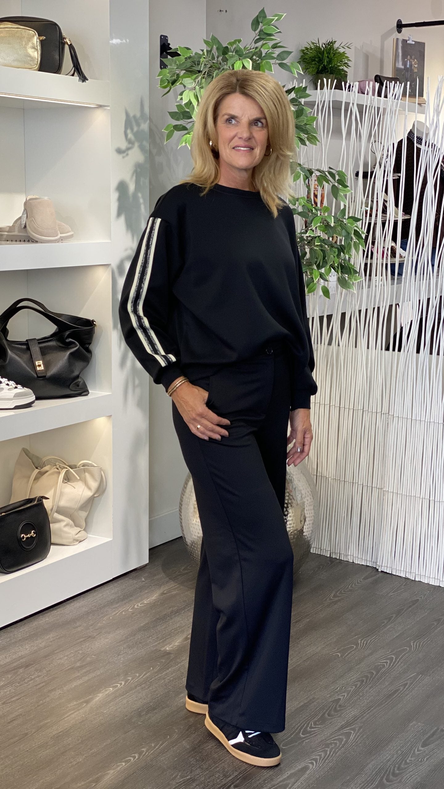 SoyaConcept Daniela 9 Broek zwart