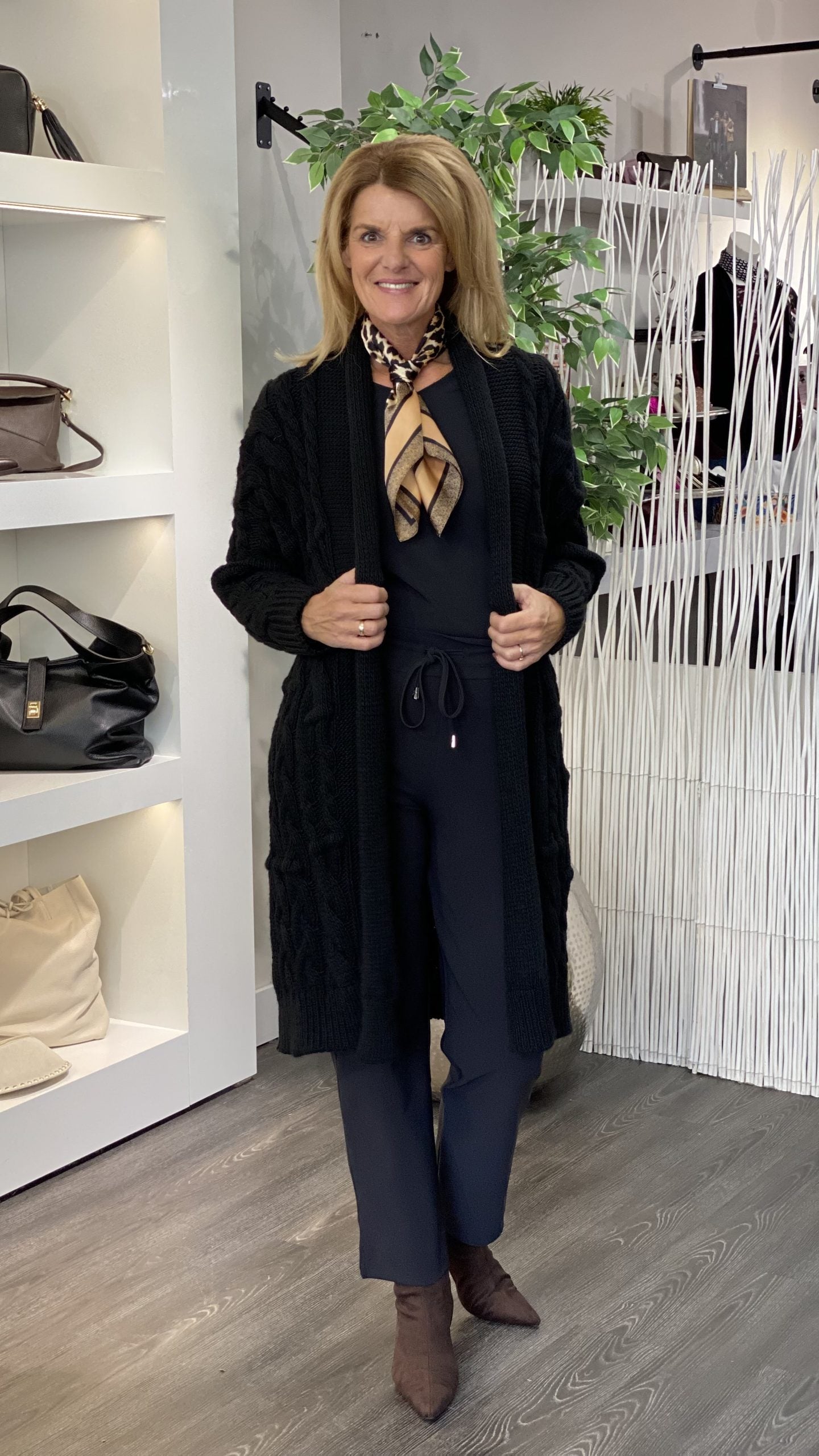 Fashion Vest Jackie zwart