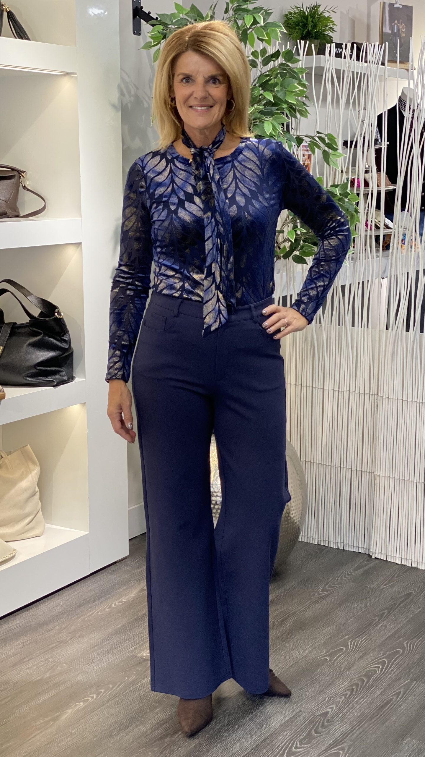 C&S Montpelier Broek midnight blue