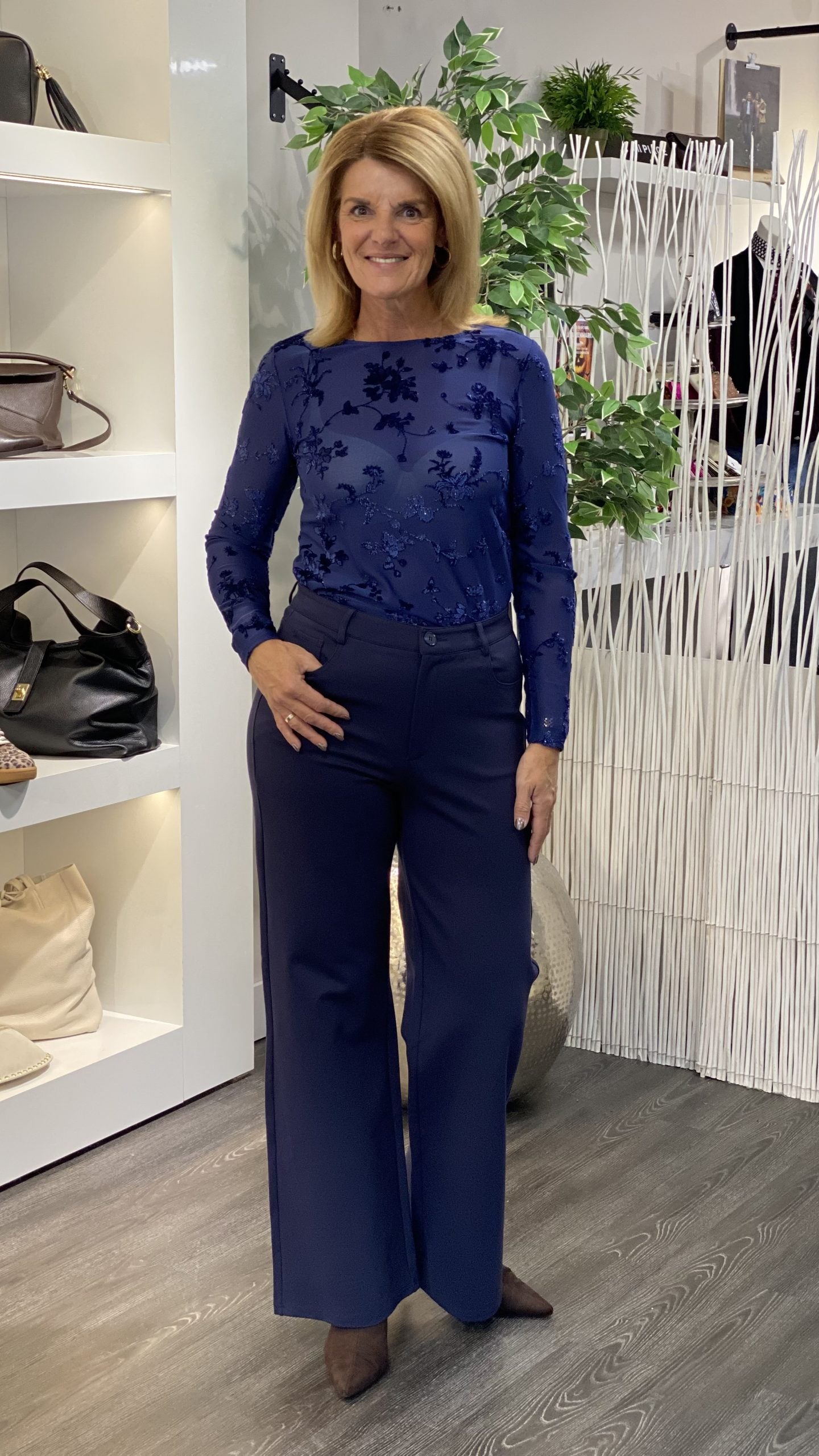 Freequent Biska Top patriot blue