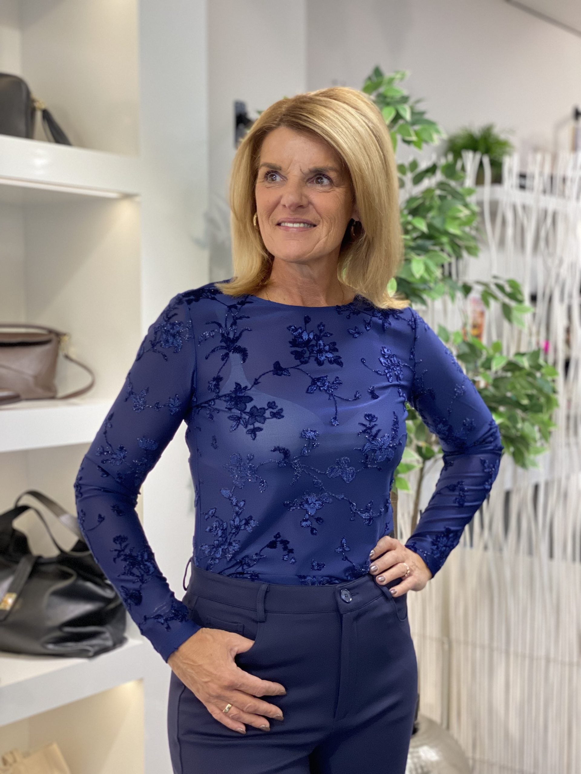 Freequent Biska Top patriot blue