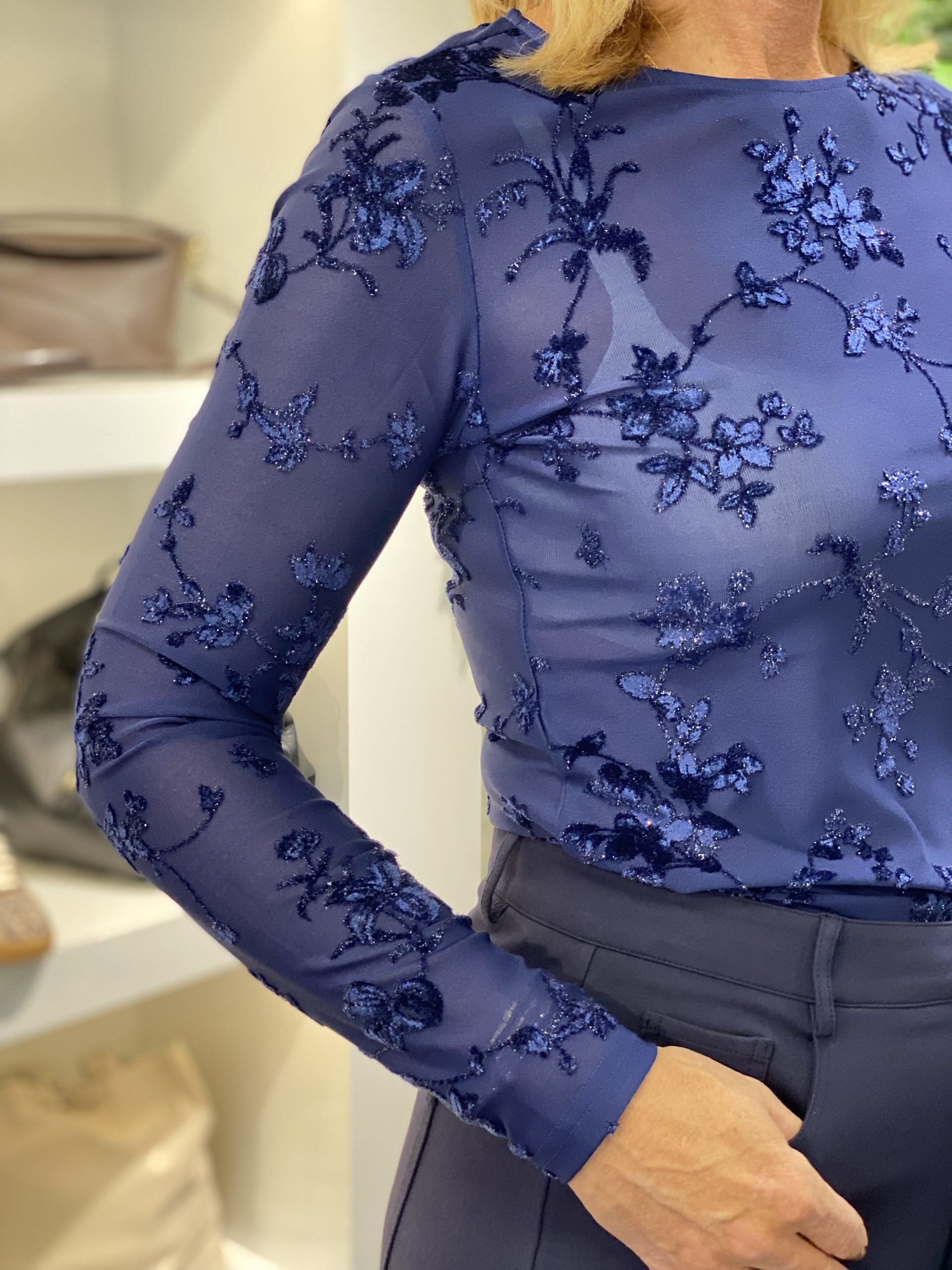 Freequent Biska Top patriot blue