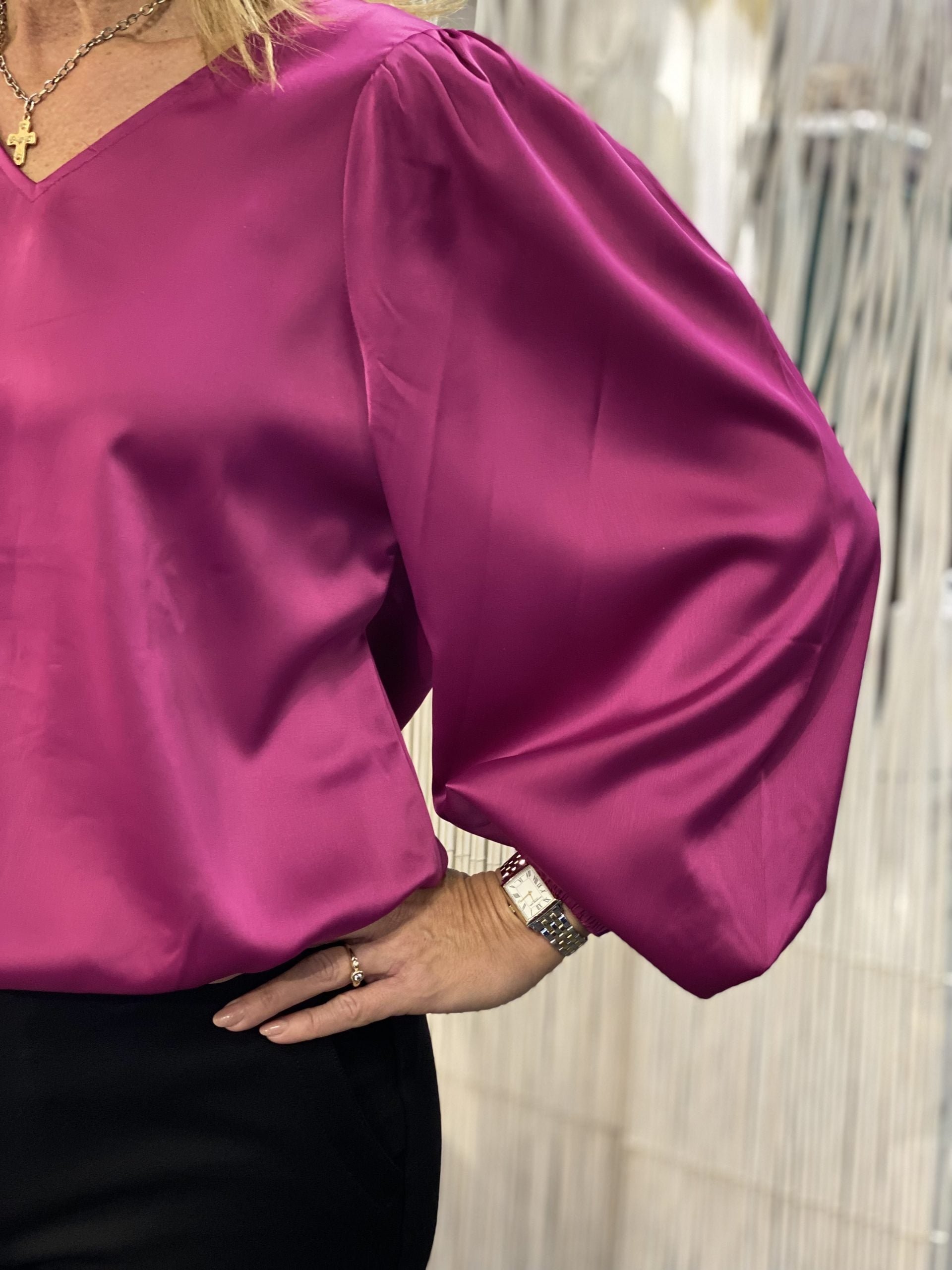 G-maxx Melanie Longsleeve Top cyclaam