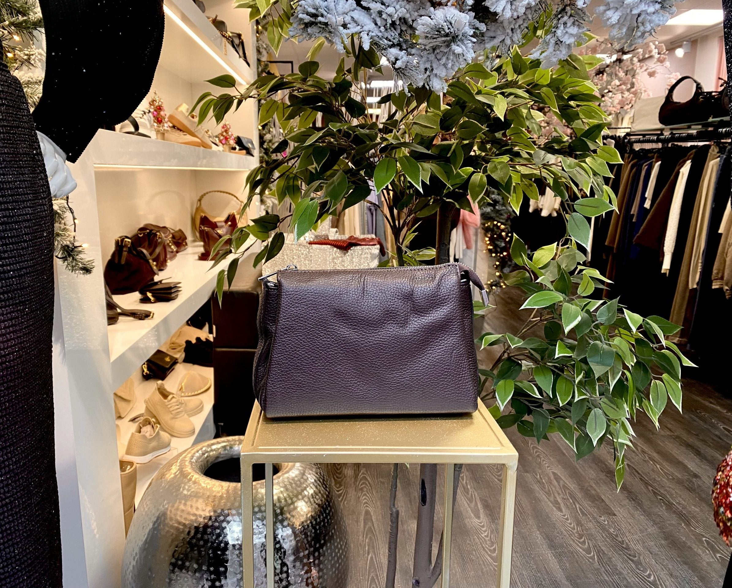 Giuliano Crossbody Tas Leer Bruin T388