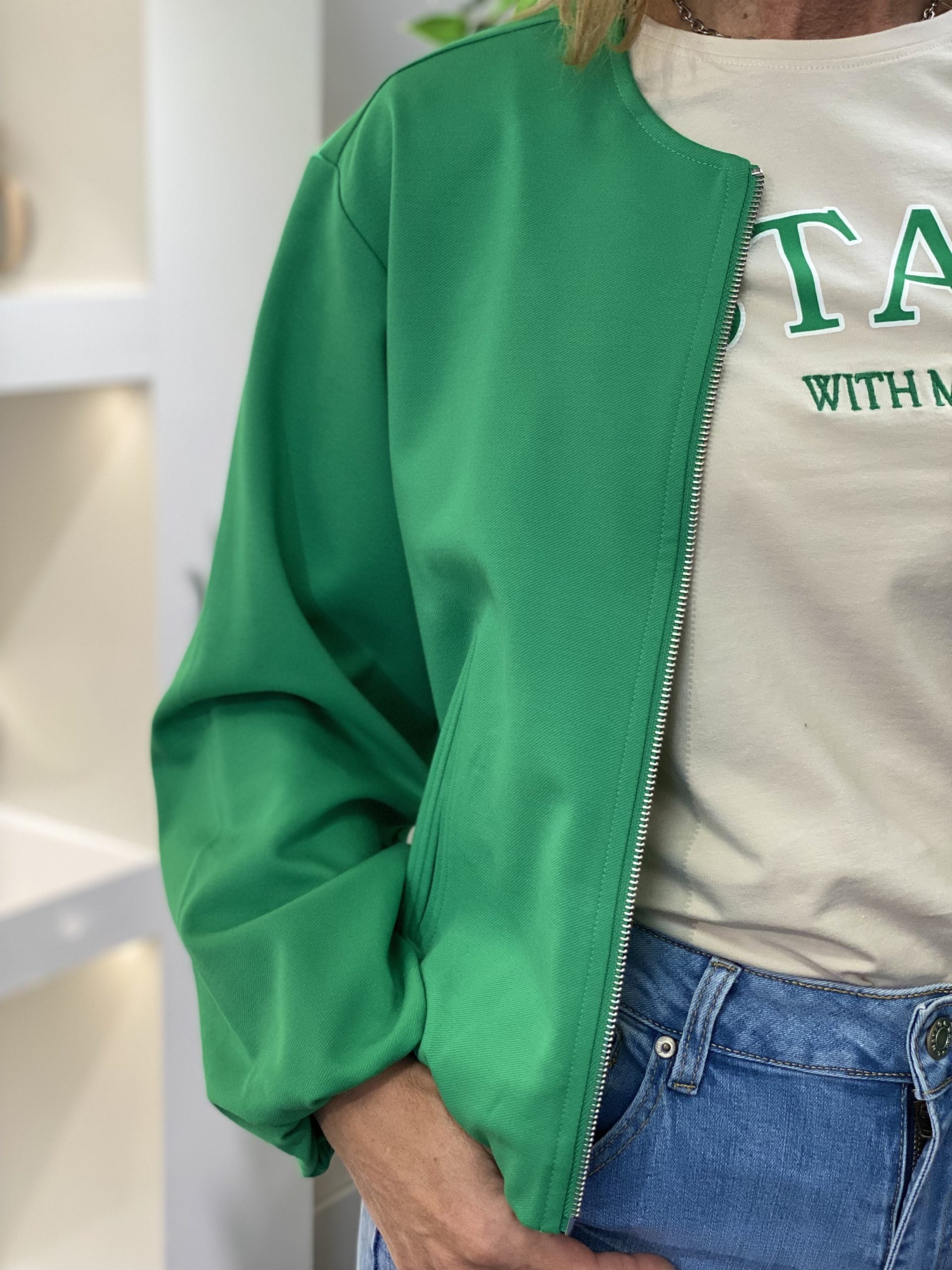 Freequent Nanni Jacket bright green