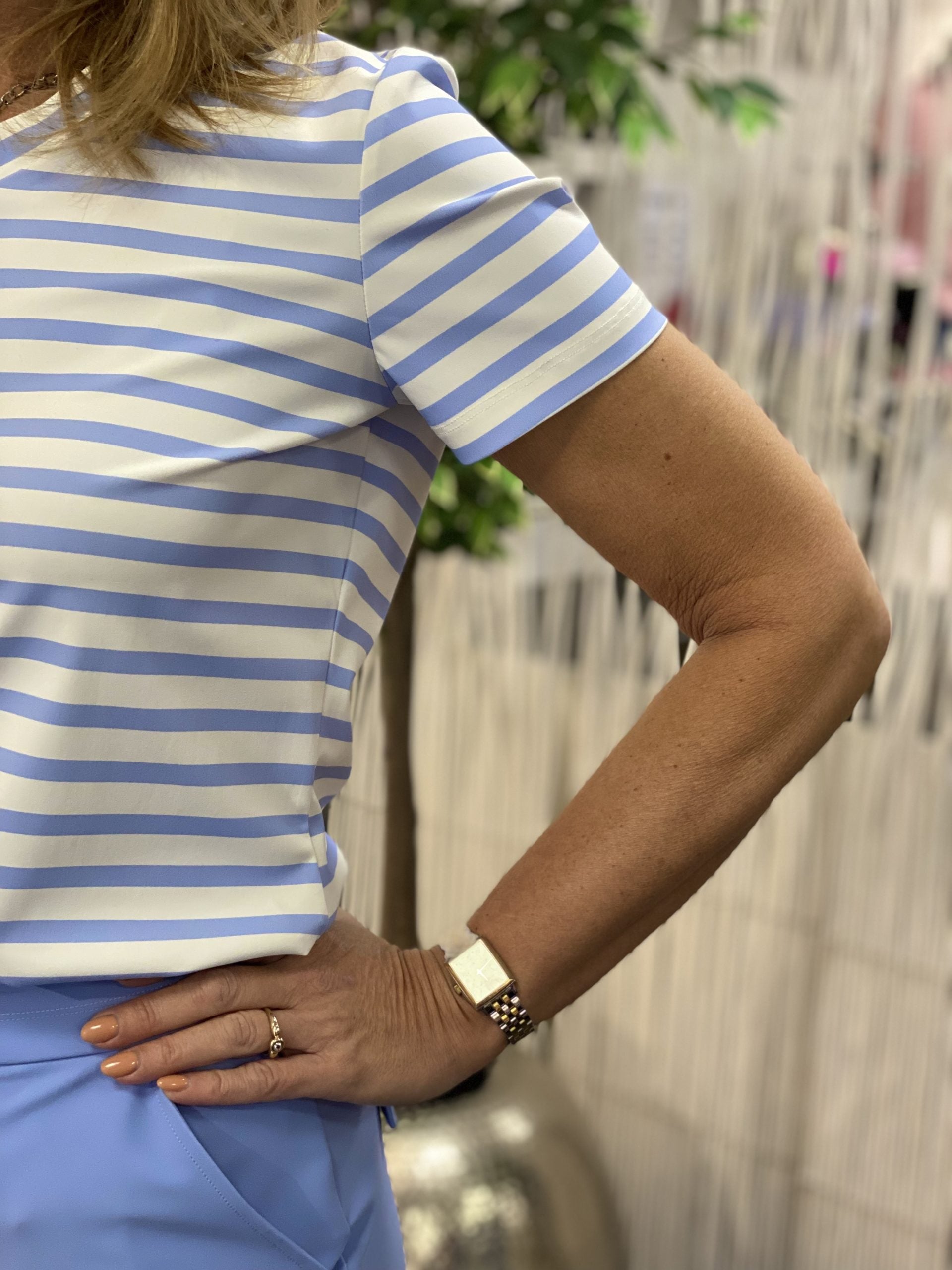 Mi piace Travelstof Top 202080 lavender off white