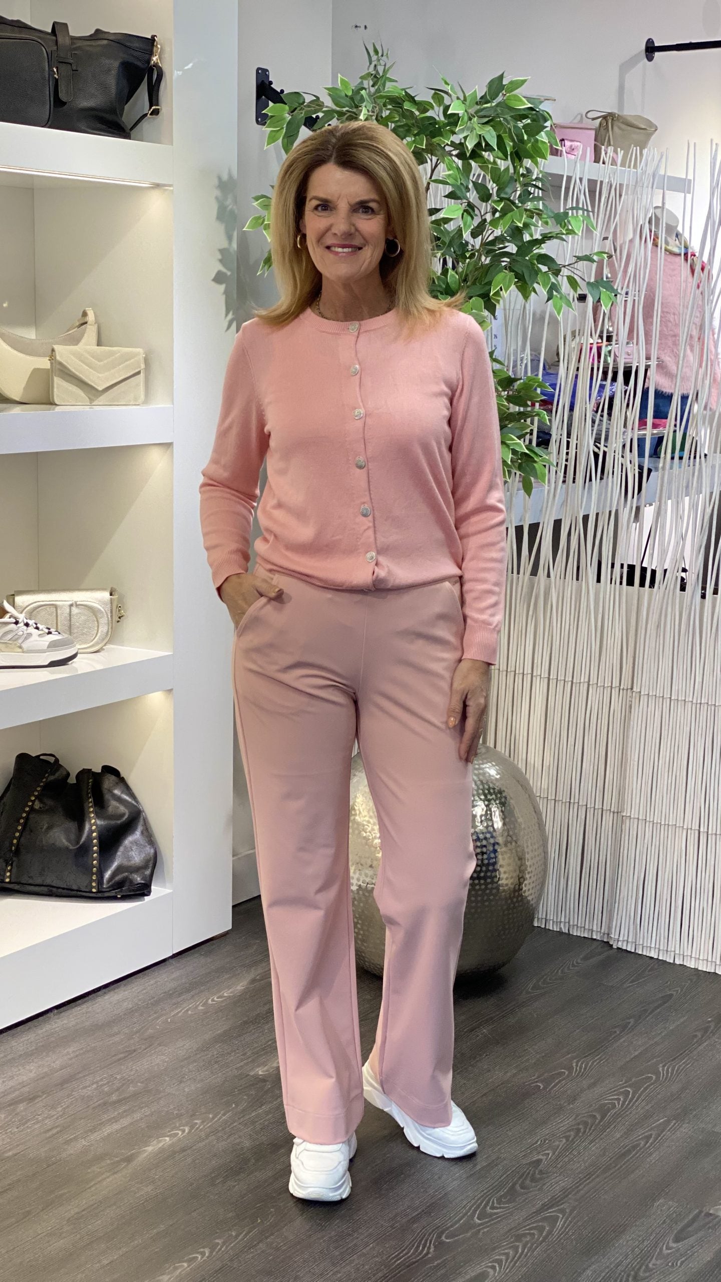 Mi Piace Cardigan Vest 202789 mellow rose