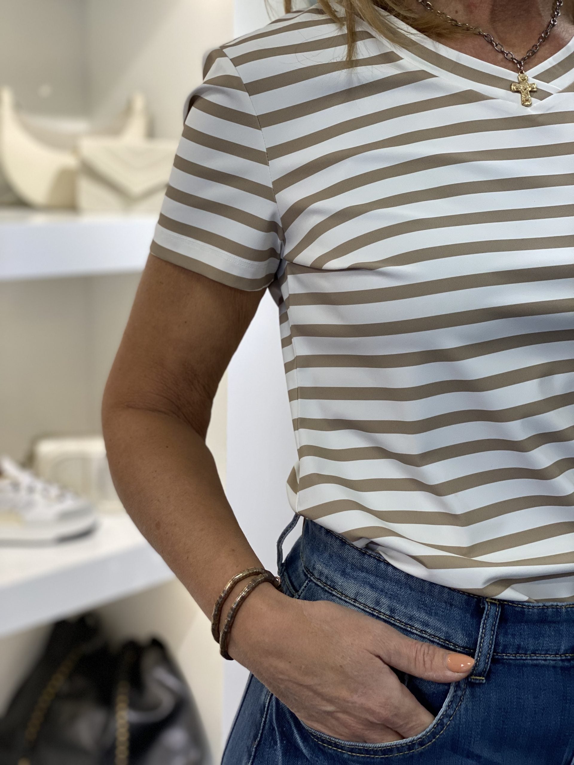 Mi piace Travelstof Top 202080 latte off white