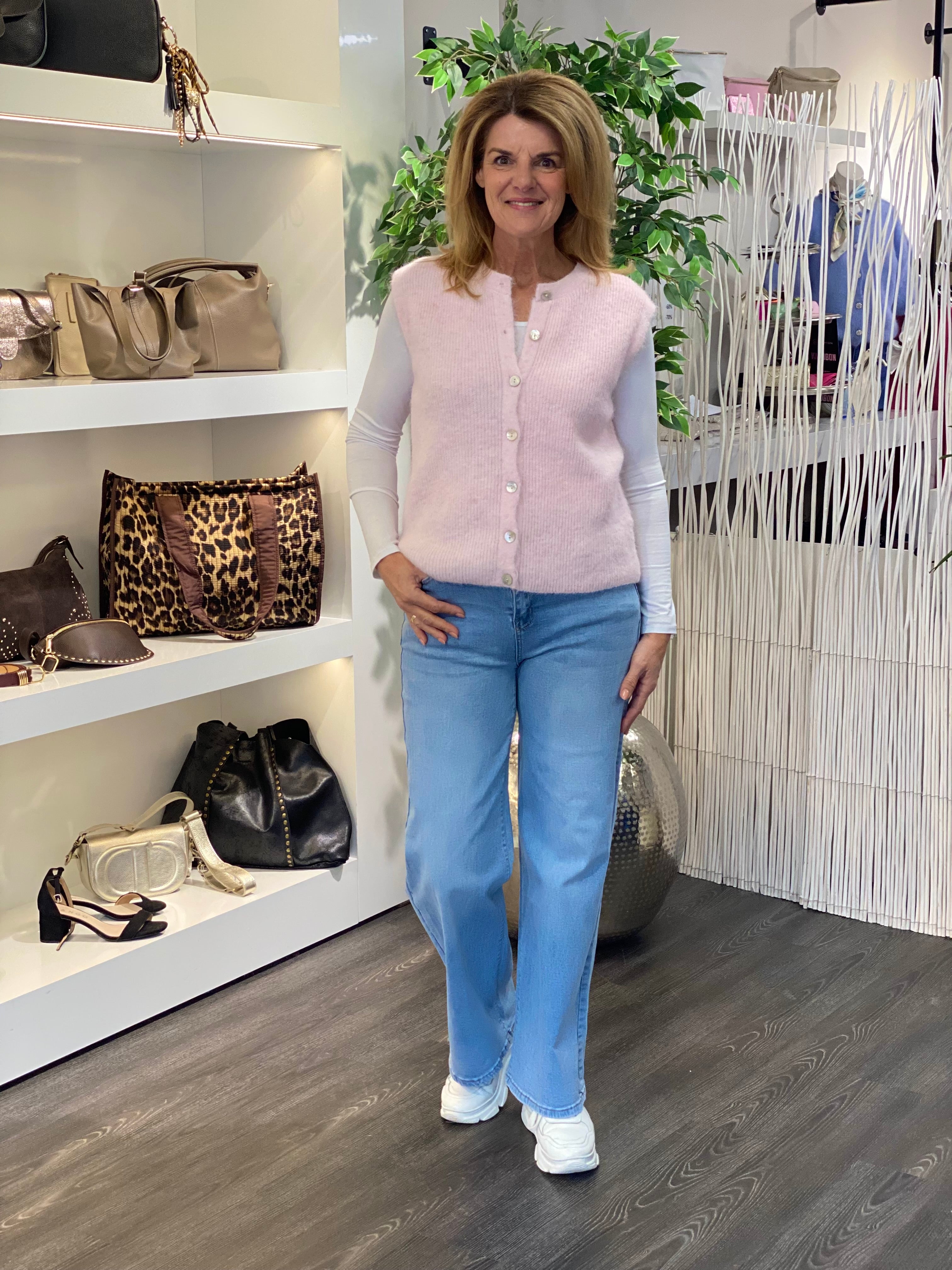 Gricceri Gebreid Gilet roze