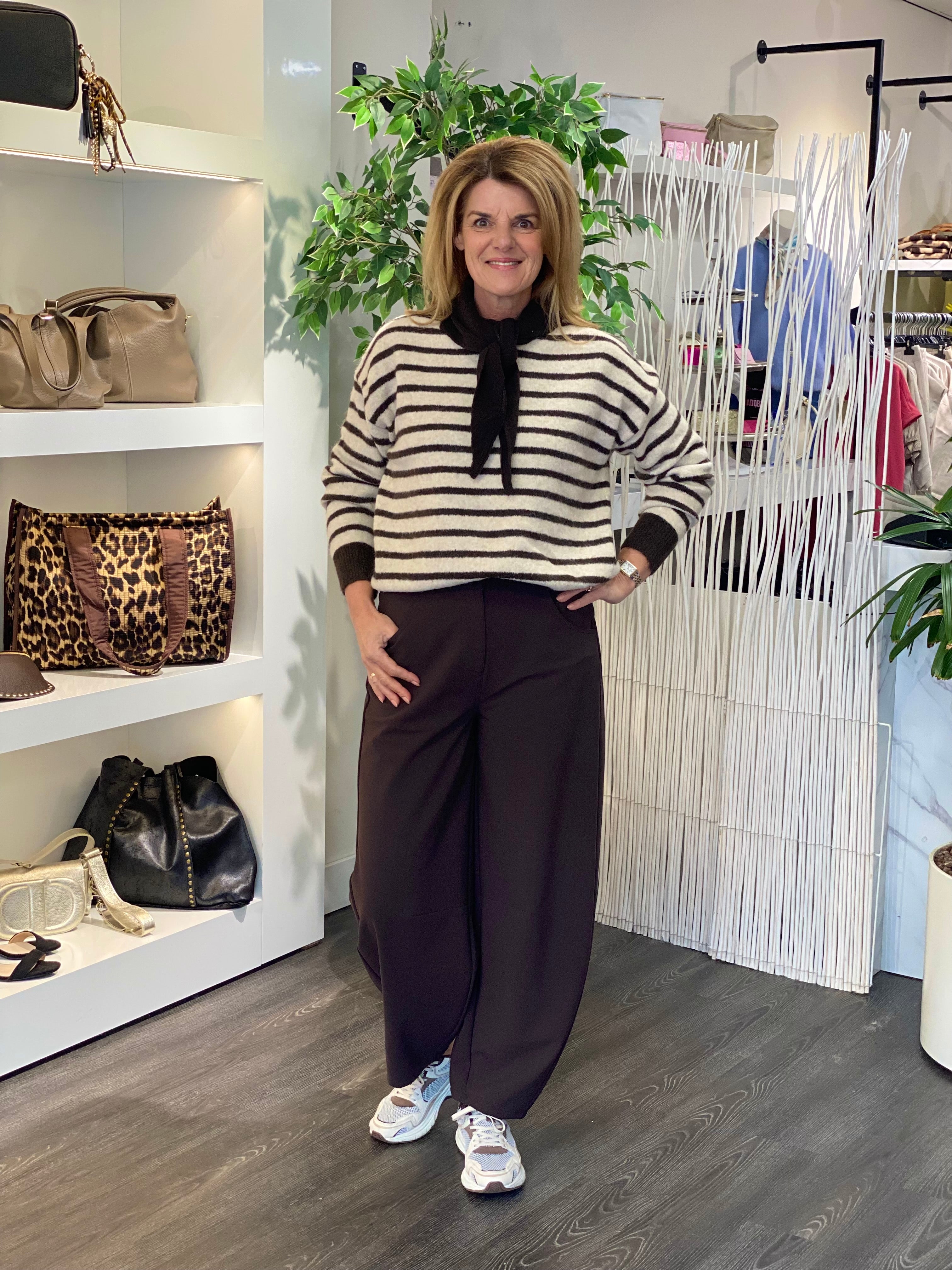 By Clara Trui Streep bruin creme